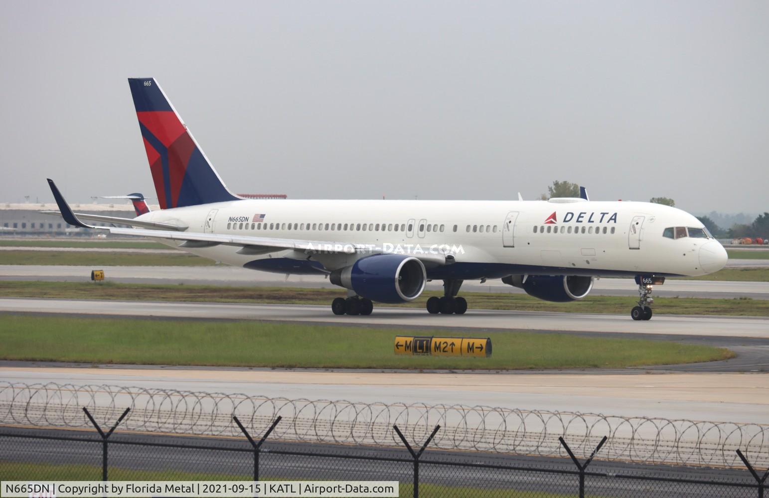N665DN, 1991 Boeing 757-232 C/N 25013, ATL 2021