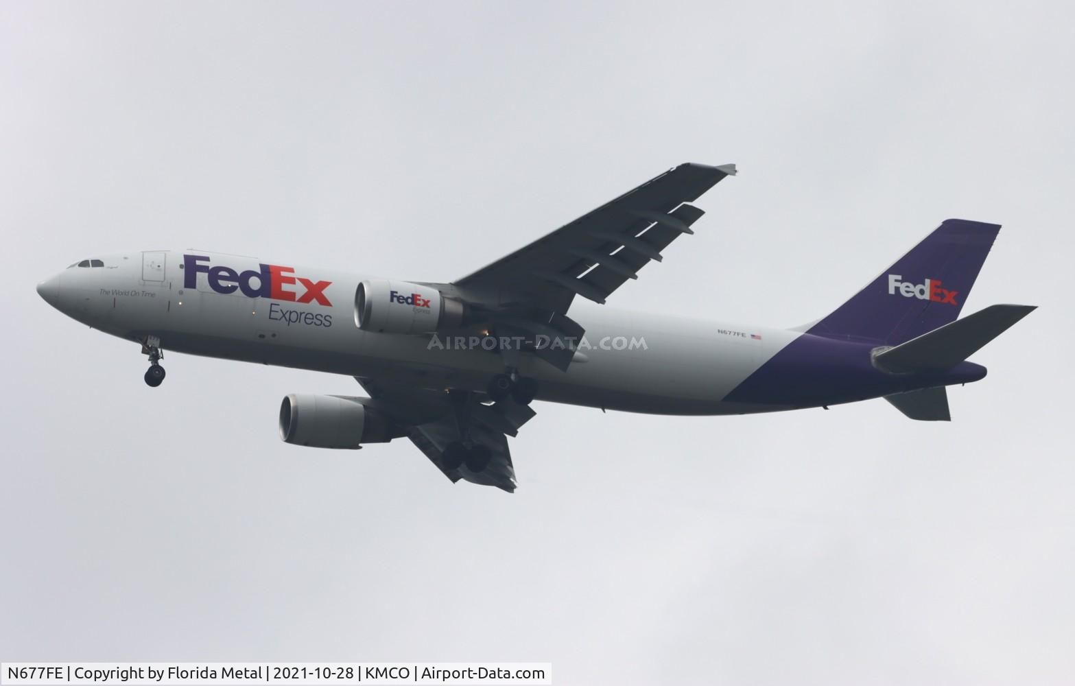 N677FE, 1998 Airbus A300F4-605R C/N 791, MCO 2021