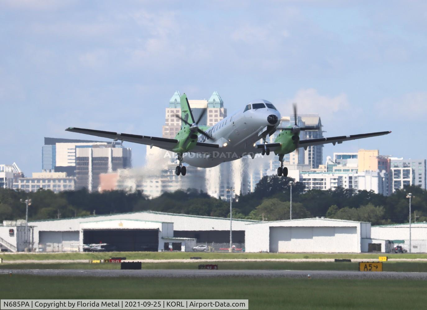 N685PA, 1988 Saab 340B C/N 340B-212, ORL 2021