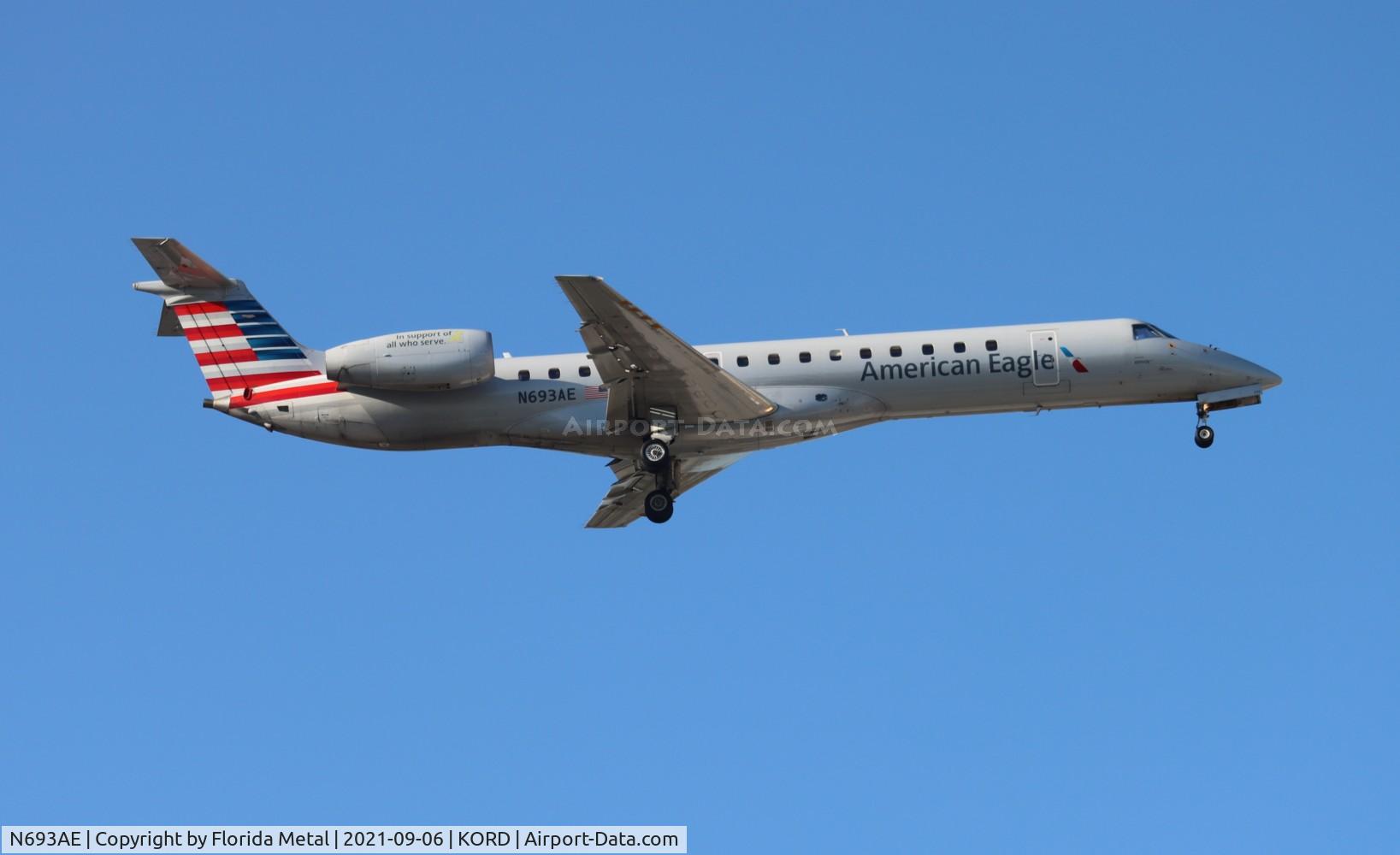 N693AE, 2004 Embraer ERJ-145LR (EMB-145LR) C/N 14500868, ORD 2021