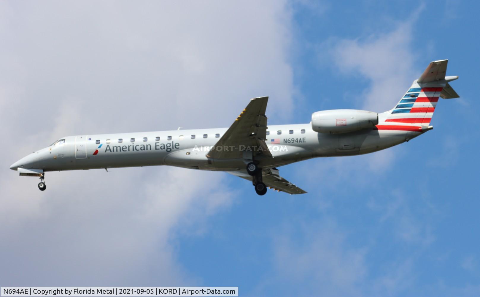 N694AE, 2004 Embraer ERJ-145LR (EMB-145LR) C/N 14500869, ORD 2021