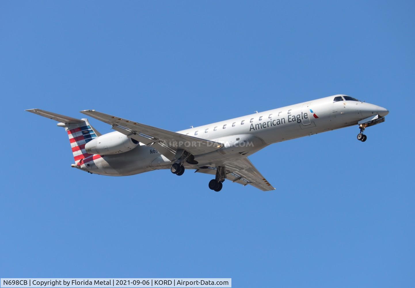 N698CB, 2004 Embraer ERJ-145LR (EMB-145LR) C/N 14500877, ORD 2021