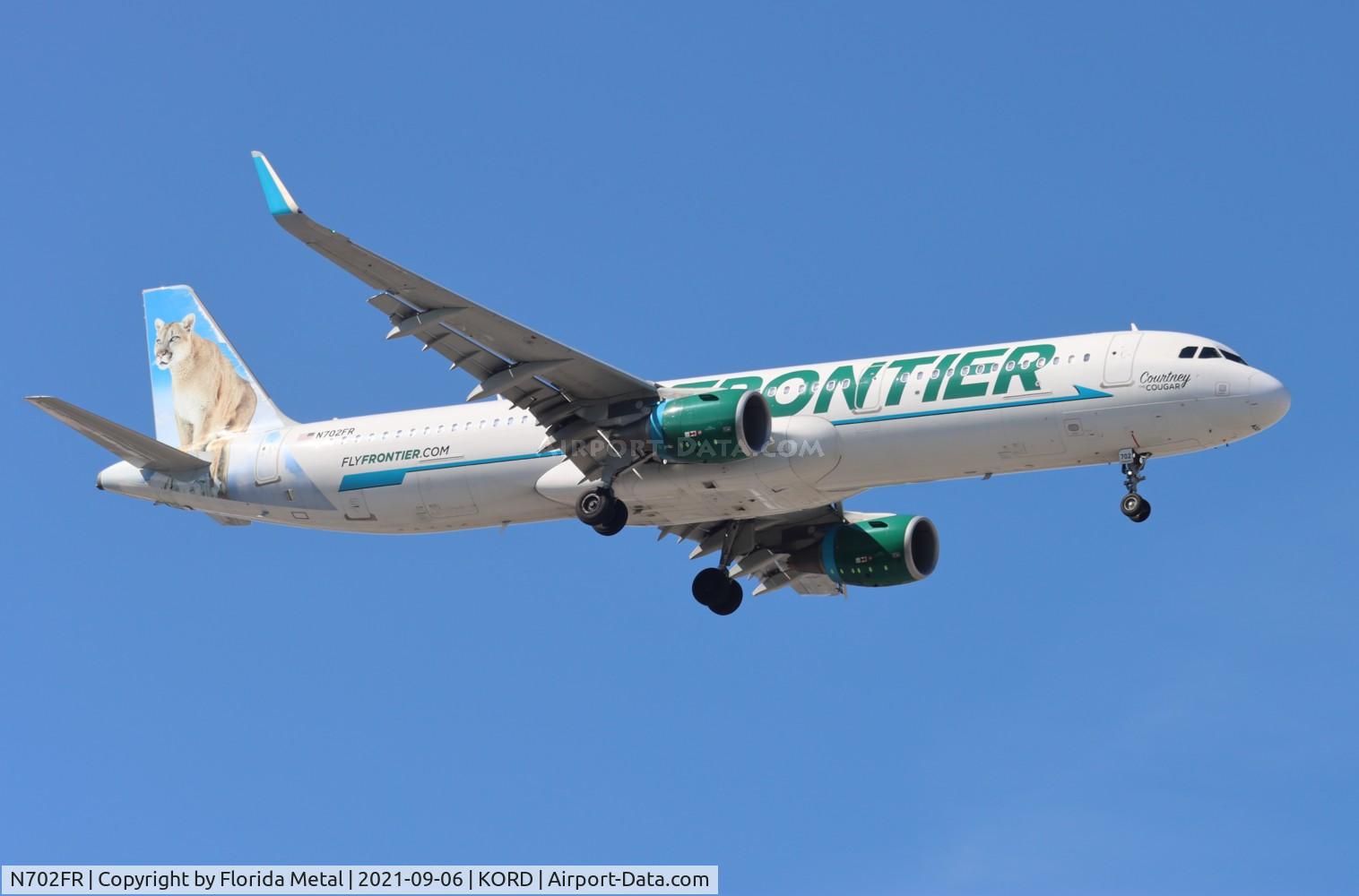 N702FR, 2015 Airbus A321-211 C/N 6825, ORD 2021