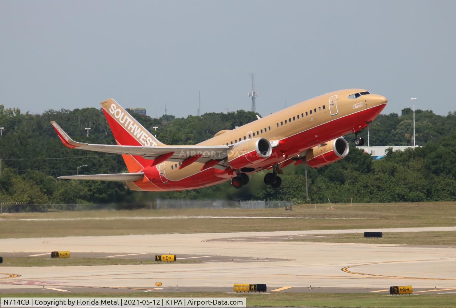 N714CB, 1998 Boeing 737-7H4 C/N 27848, TPA 2021