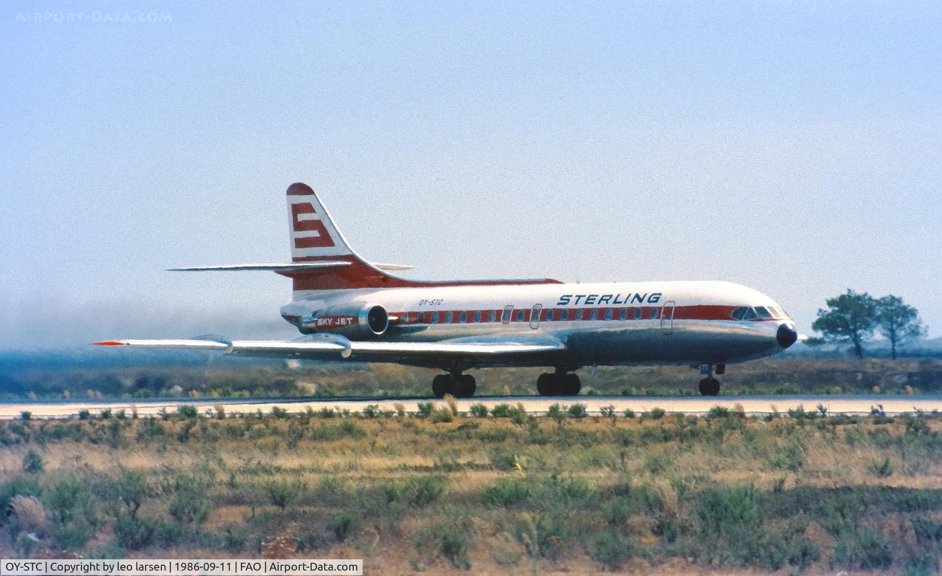 OY-STC, 1966 Sud Aviation SE-210 Caravelle 10B3 Super B C/N 212, Faro 11.9.1986