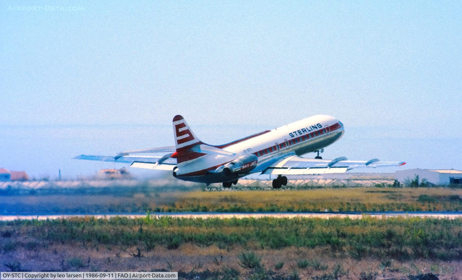 OY-STC, 1966 Sud Aviation SE-210 Caravelle 10B3 Super B C/N 212, Faro 11.9.1986