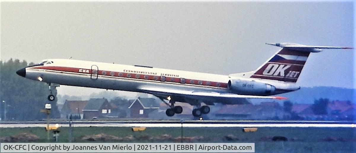OK-CFC, 1972 Tupolev Tu-134A C/N 2351504, Slide scan