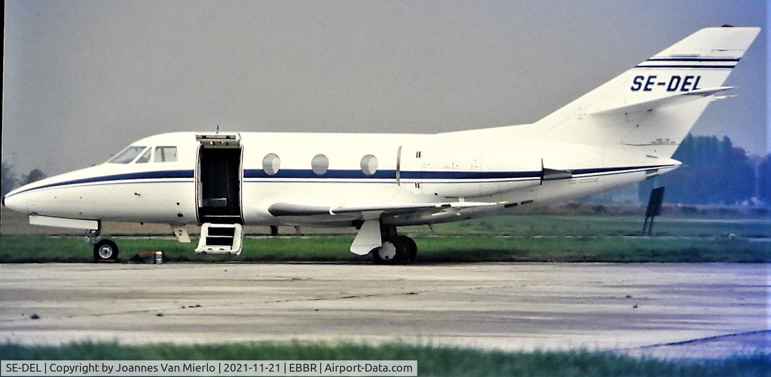 SE-DEL, 1974 Dassault Falcon 10 C/N 14, Slide scan