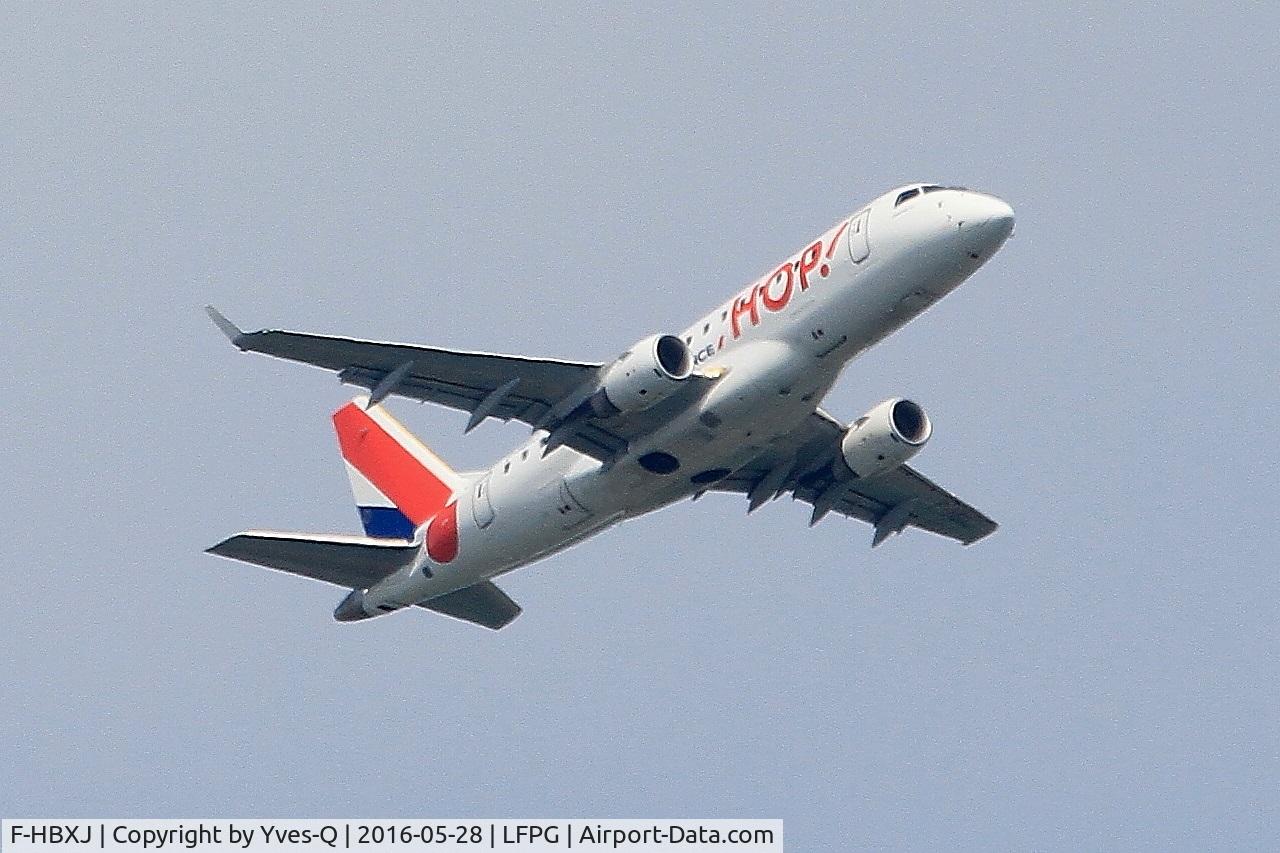 F-HBXJ, 2010 Embraer 170ST (ERJ-170-100ST) C/N 17000312, Embraer 170ST, Climbing from rwy 08L, Roissy Charles De Gaulle airport (LFPG-CDG)