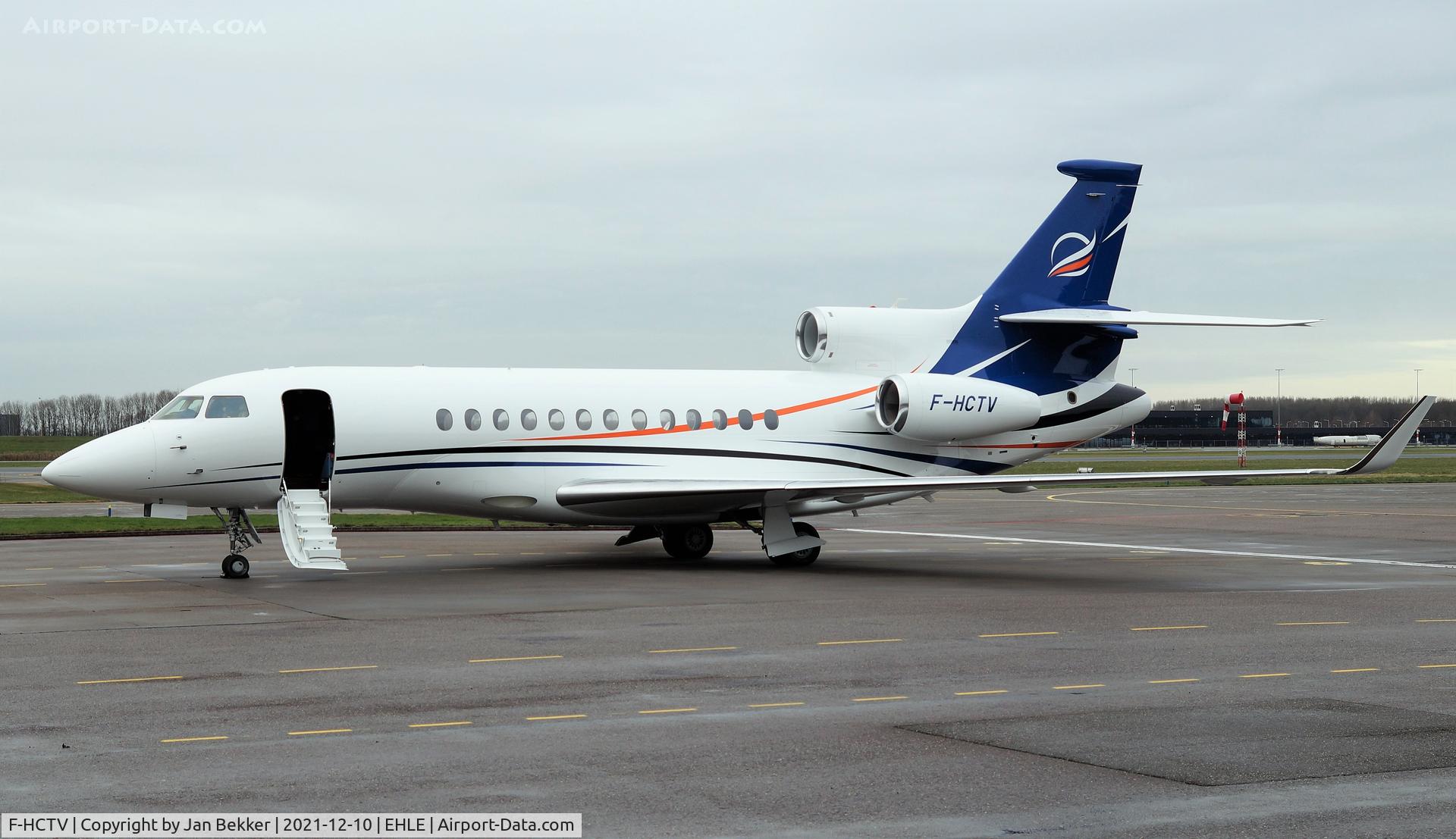 F-HCTV, 2008 Dassault Falcon 7X C/N 46, In its new livery at Lelystad Airport ready for departure to Paris