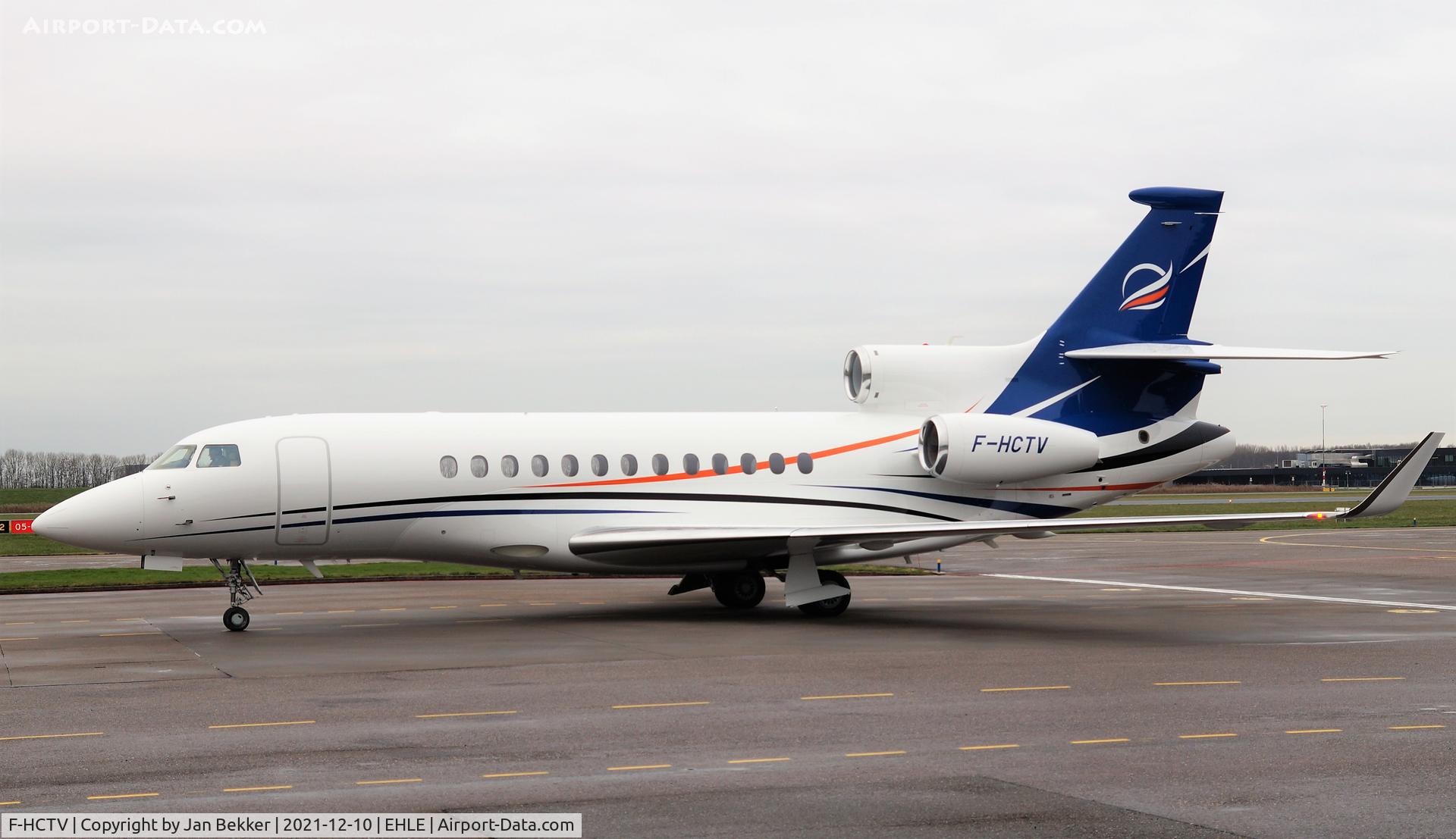 F-HCTV, 2008 Dassault Falcon 7X C/N 46, In its new livery at Lelystad Airport ready for departure to Paris