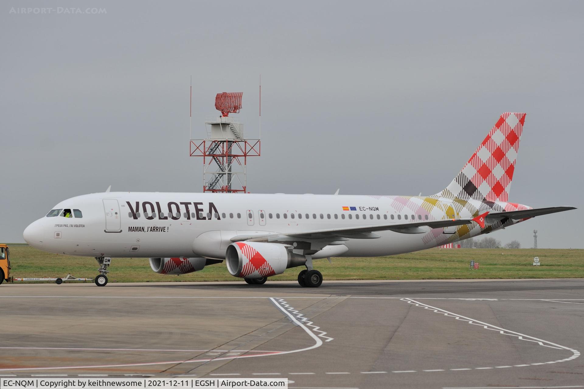 EC-NQM, 2011 Airbus A320-214 C/N 4589, Removed from spray shop with Volotea colour scheme.