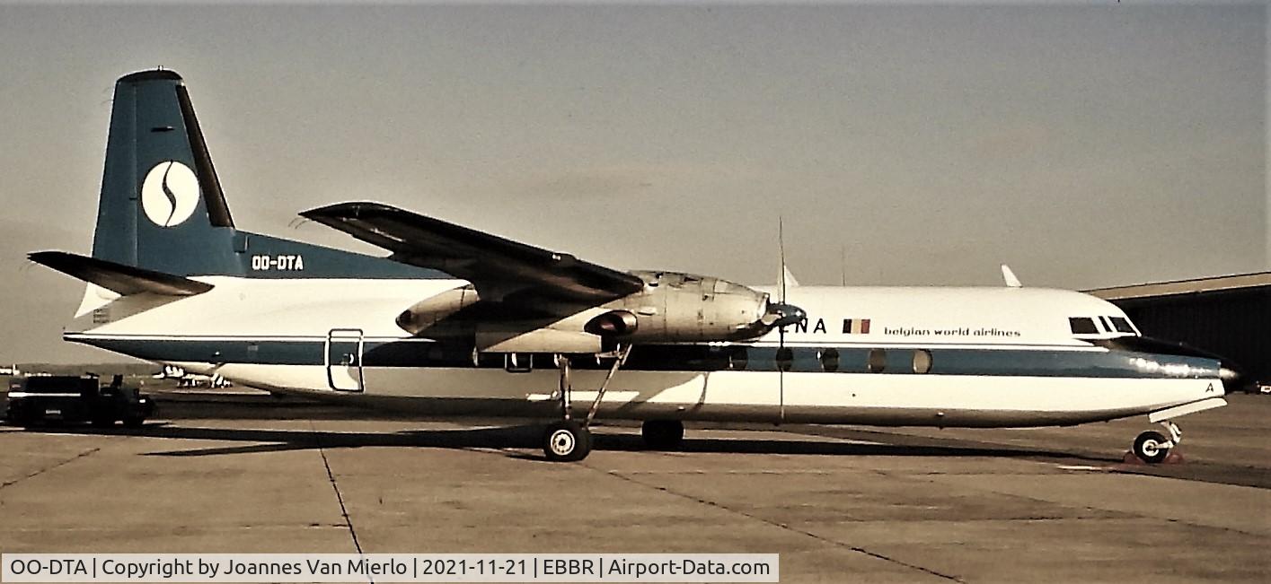 OO-DTA, 1967 Fairchild Hiller FH-227B C/N 551, Slide scan
