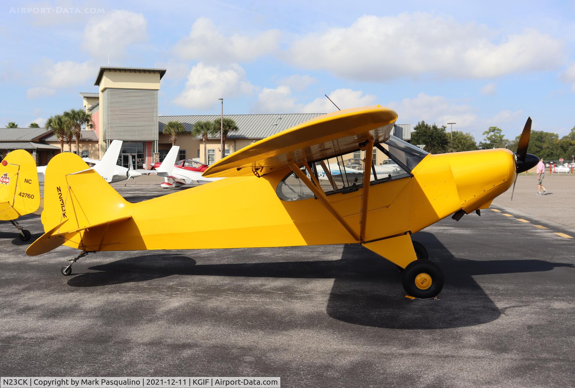 N23CK, 1985 Meadows Denny CLIP WING CUB C/N DM3, Clip Wing Cub