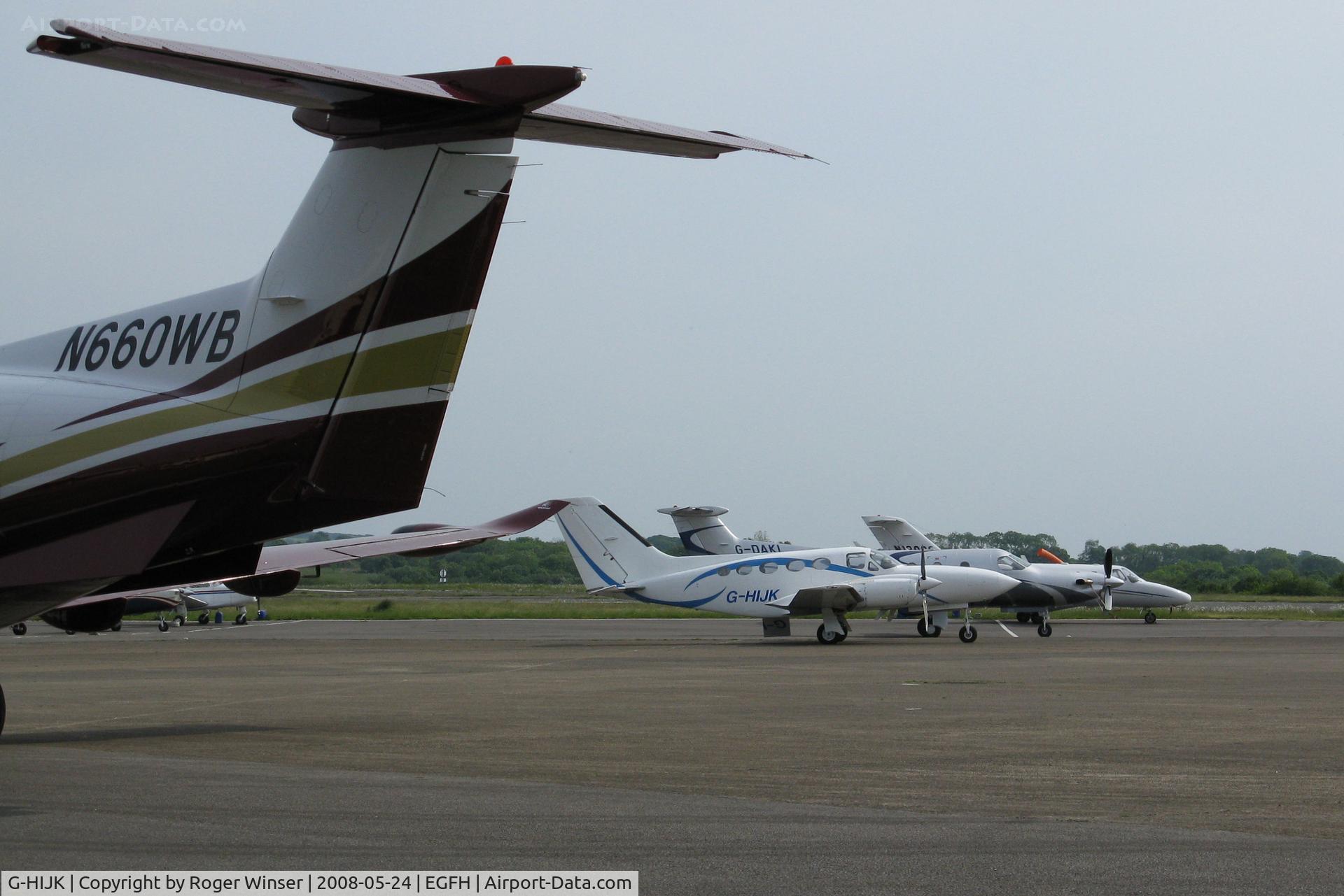 G-HIJK, 1977 Cessna 421C Golden Eagle C/N 421C-0218, Visiting Cessna Golden Eagle.