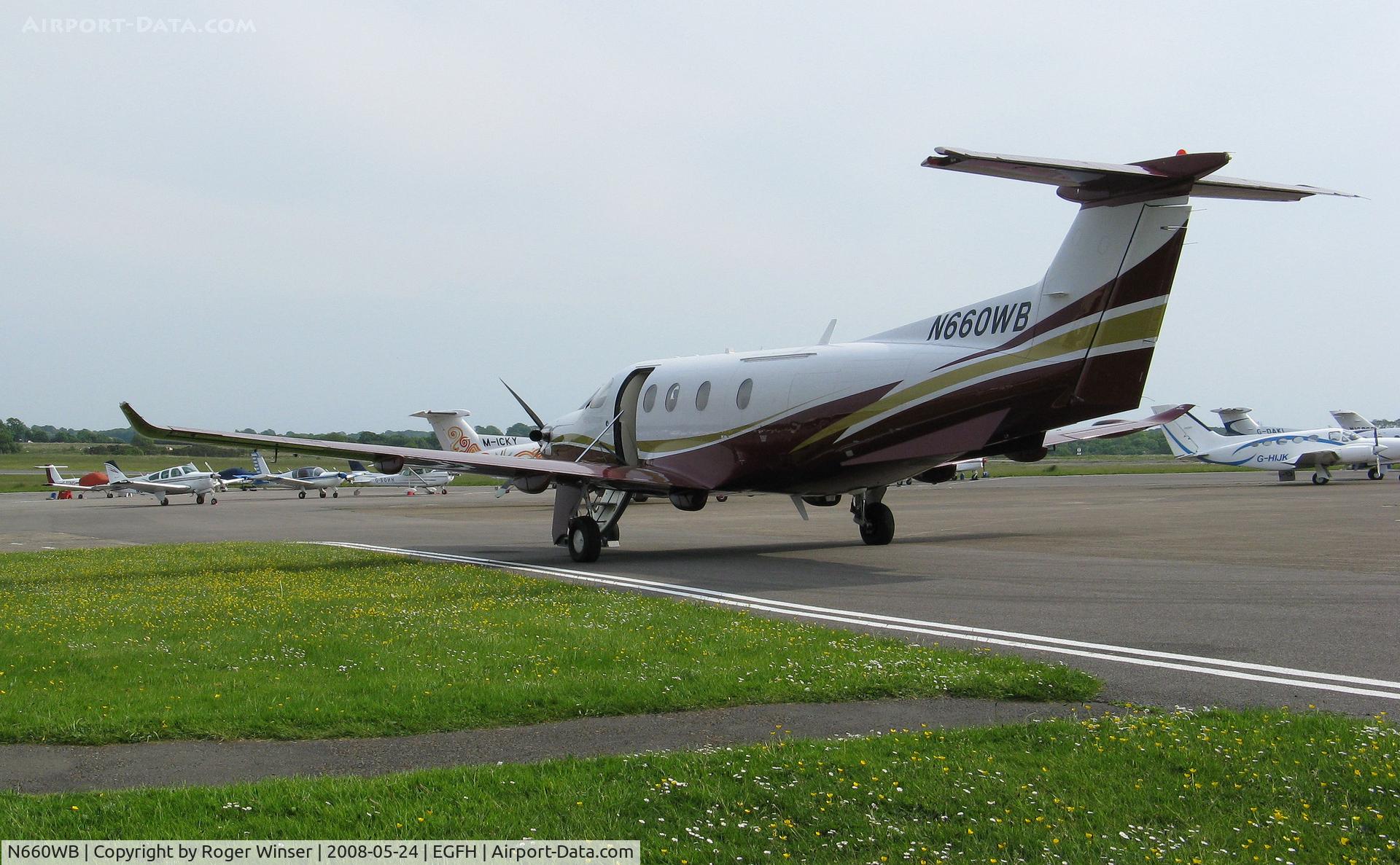 N660WB, 2006 Pilatus PC-12/47 C/N 760, Visiting PC-12/47.