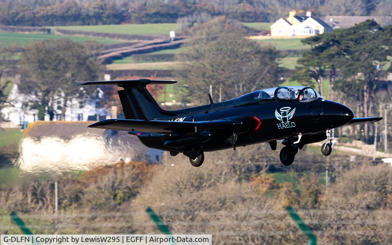 G-DLFN, 1972 Aero L-29 Delfin C/N 294872, G-DLFN blowing into Cardiff