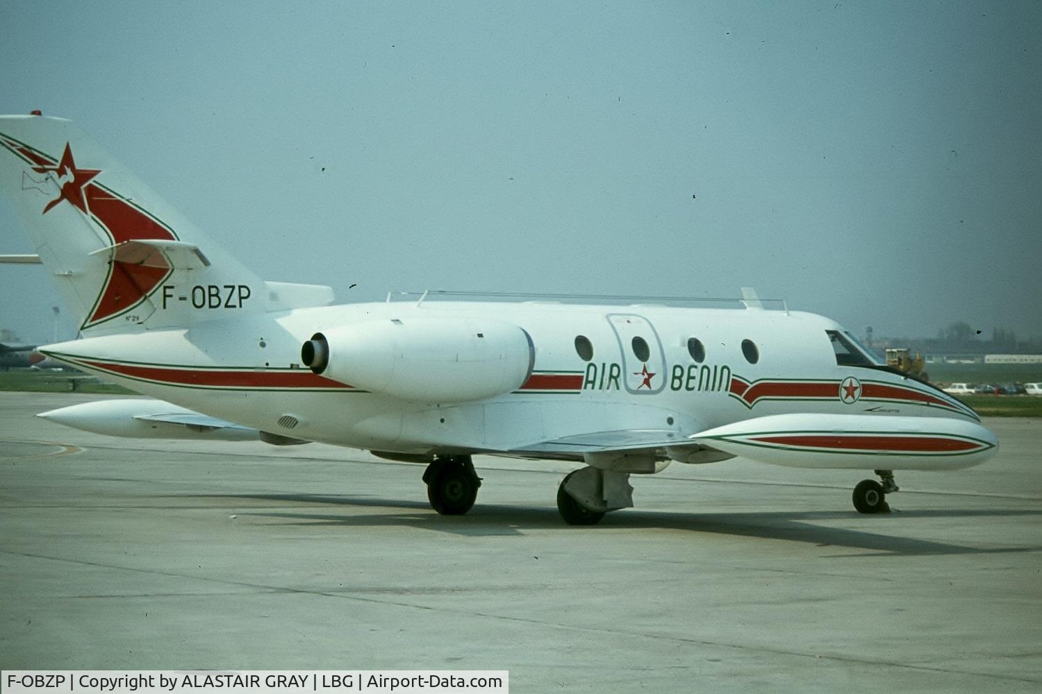 F-OBZP, 1975 Aerospatiale SN-601 Corvette C/N 29, Air Benin Corvette.