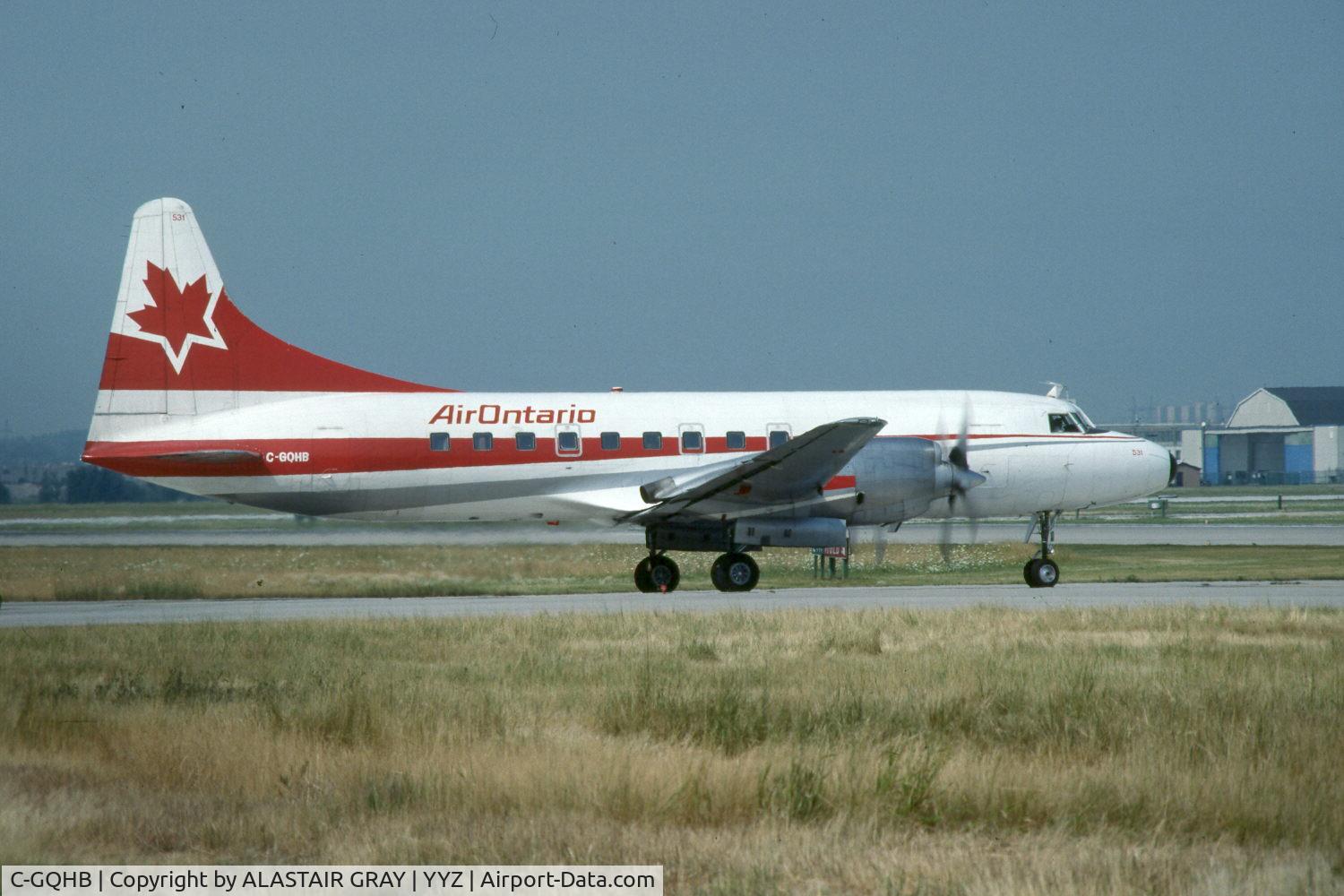 C-GQHB, 1956 Convair 440 Metropolitan C/N 376, Air Ontario before going to Nolinor