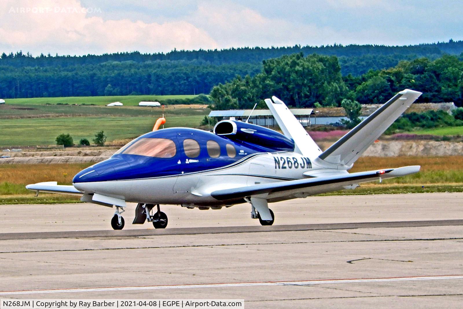 N268JM, 2019 Cirrus Vision SF50 C/N 0173, N268JM   Cirrus Design SJX Vision SF50 [0173] (Hip Flights LLC) Inverness (Dalcross)~G 04/08/2021