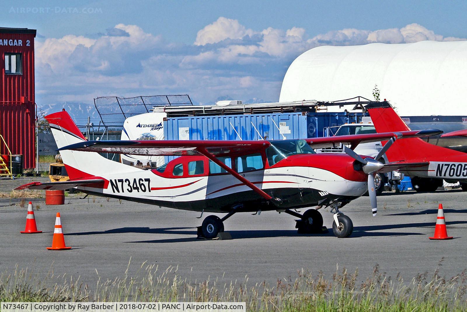 N73467, 1980 Cessna T207A Turbo Skywagon C/N 20700594, N73467   Cessna T.207A Turbo Skywagon 8 [207-00594] (Ryan Air Inc) Ted Stevens Anchorage Int~N 02/07/2018