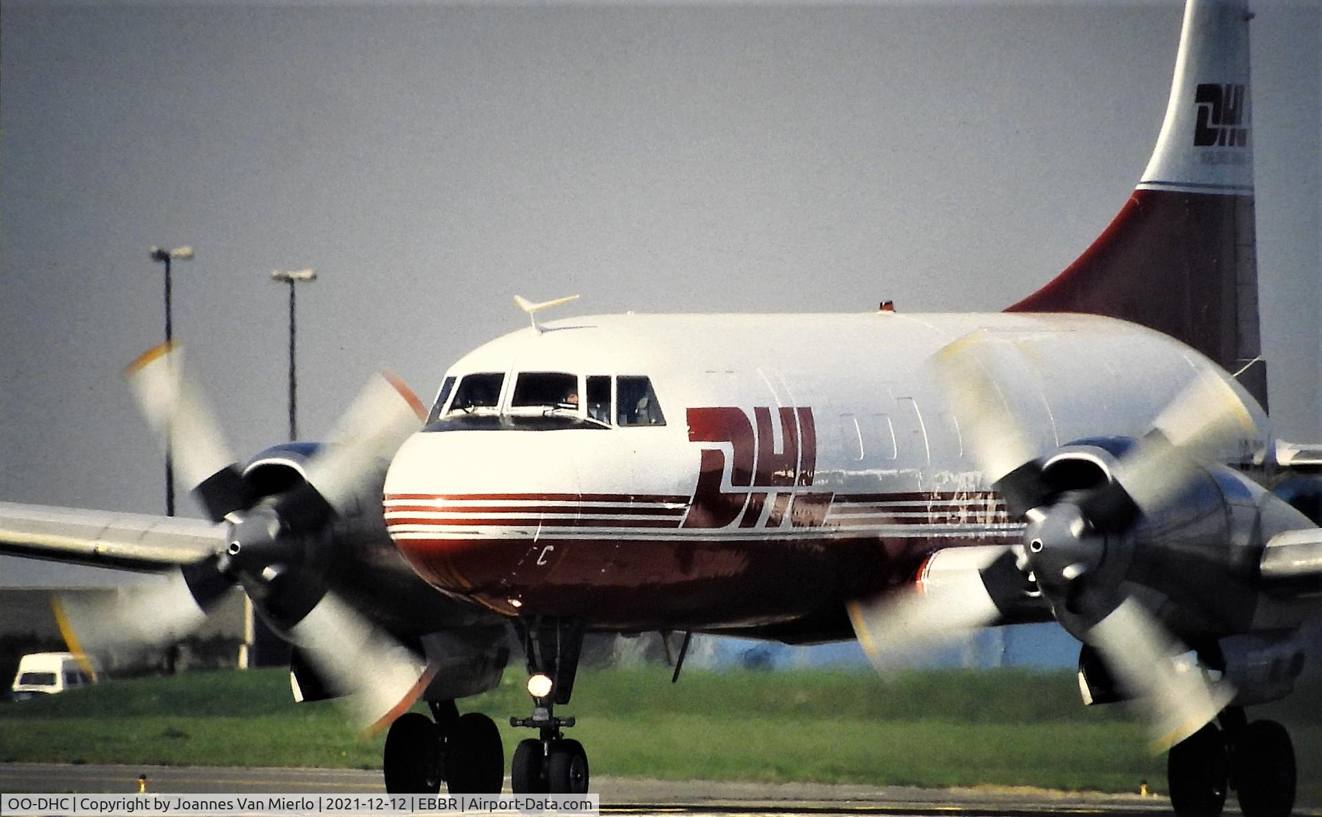 OO-DHC, 1953 Convair 580(F) C/N 068/122, Slide scan