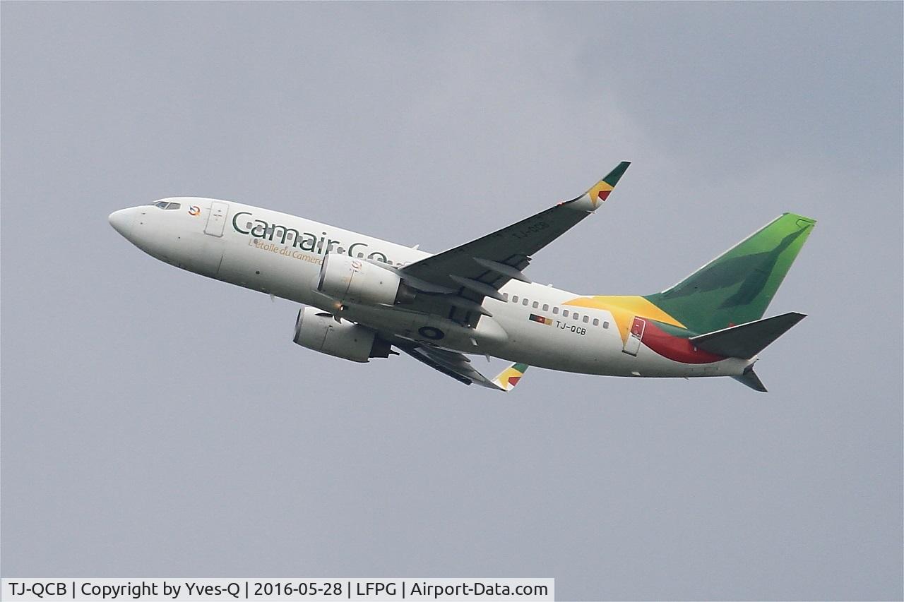TJ-QCB, 2005 Boeing 737-7BD C/N 33920, Boeing 737-7BD, Climbing from rwy 08L, Roissy Charles De Gaulle airport (LFPG-CDG)