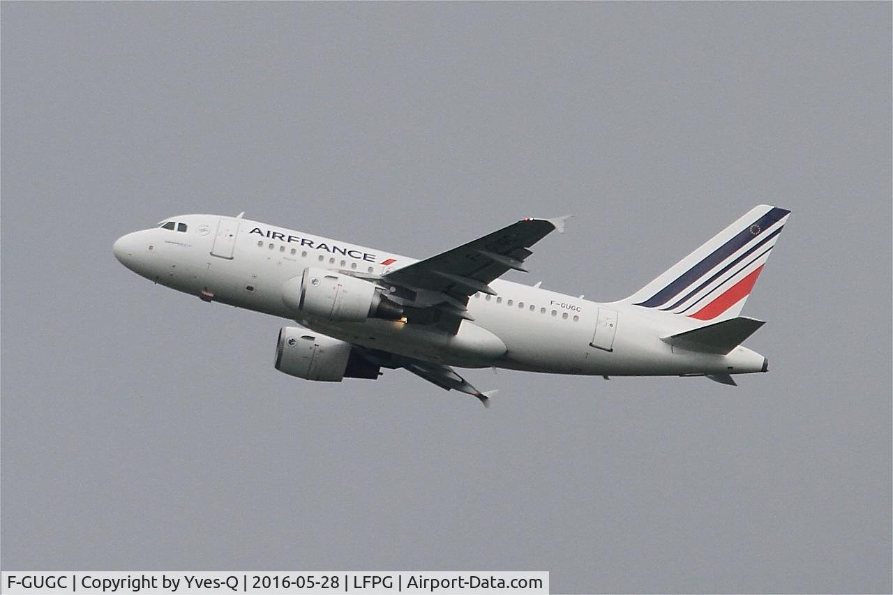 F-GUGC, 2002 Airbus A318-111 C/N 2071, Airbus A318-111, Climbing from rwy 08L, Roissy Charles De Gaulle airport (LFPG-CDG)