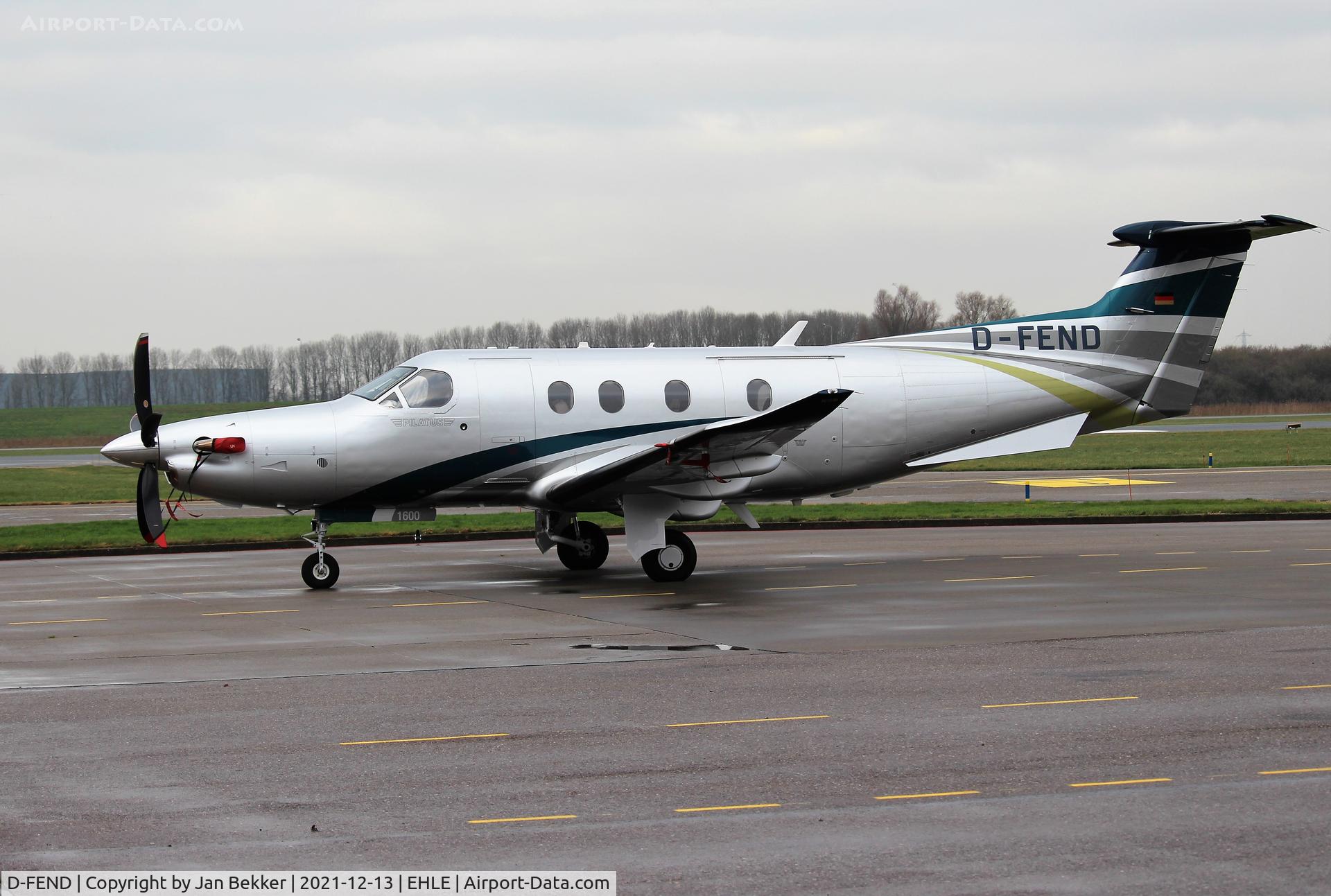 D-FEND, 2016 Pilatus PC-12/47E C/N 1600, Lelystad Airport