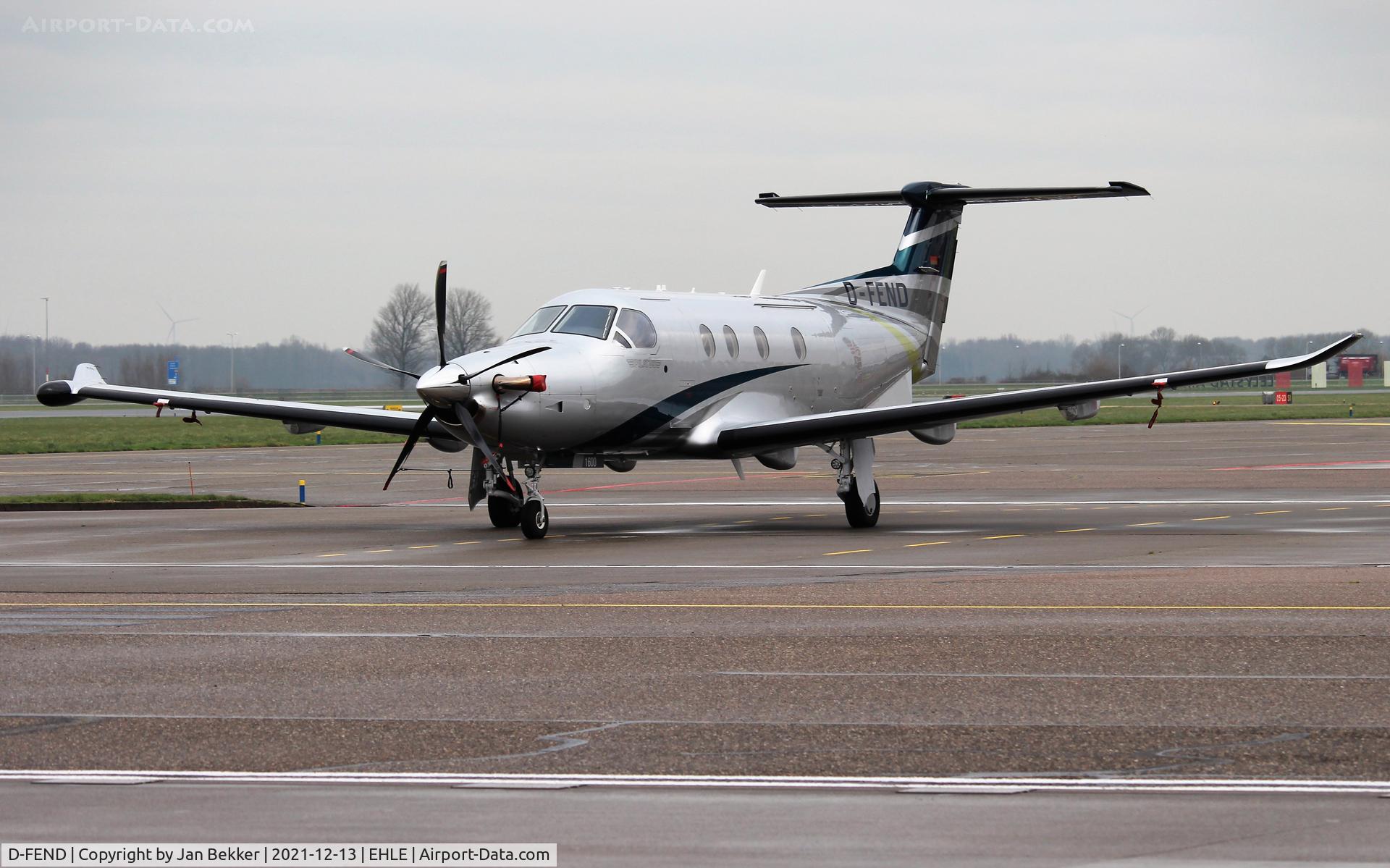 D-FEND, 2016 Pilatus PC-12/47E C/N 1600, Lelystad Airport