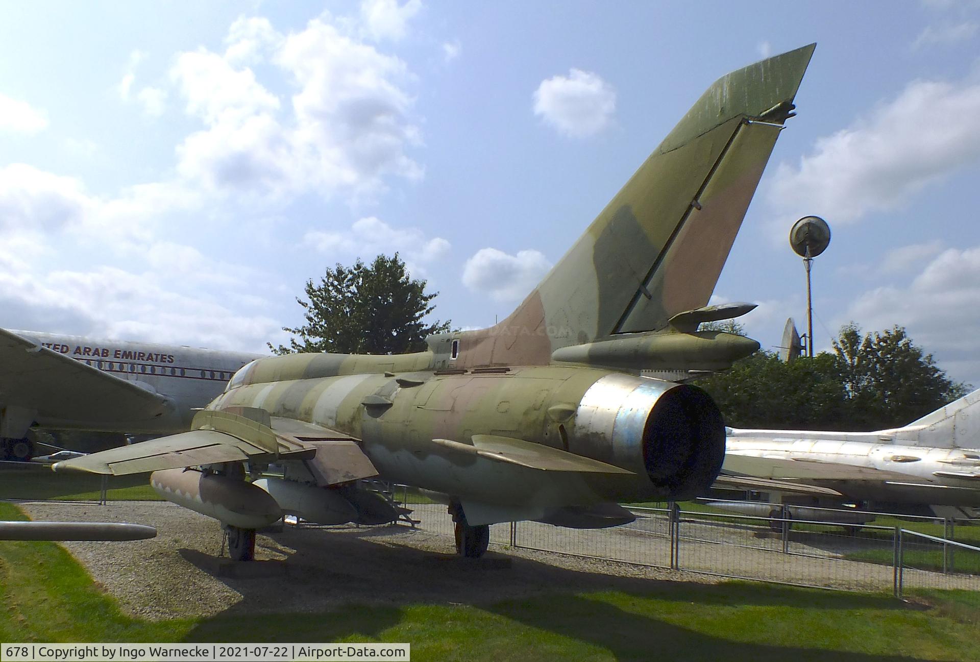 678, Sukhoi Su-22M-4 C/N 26103, Sukhoi Su-22M-4 FITTER-K at the Flugausstellung P. Junior, Hermeskeil