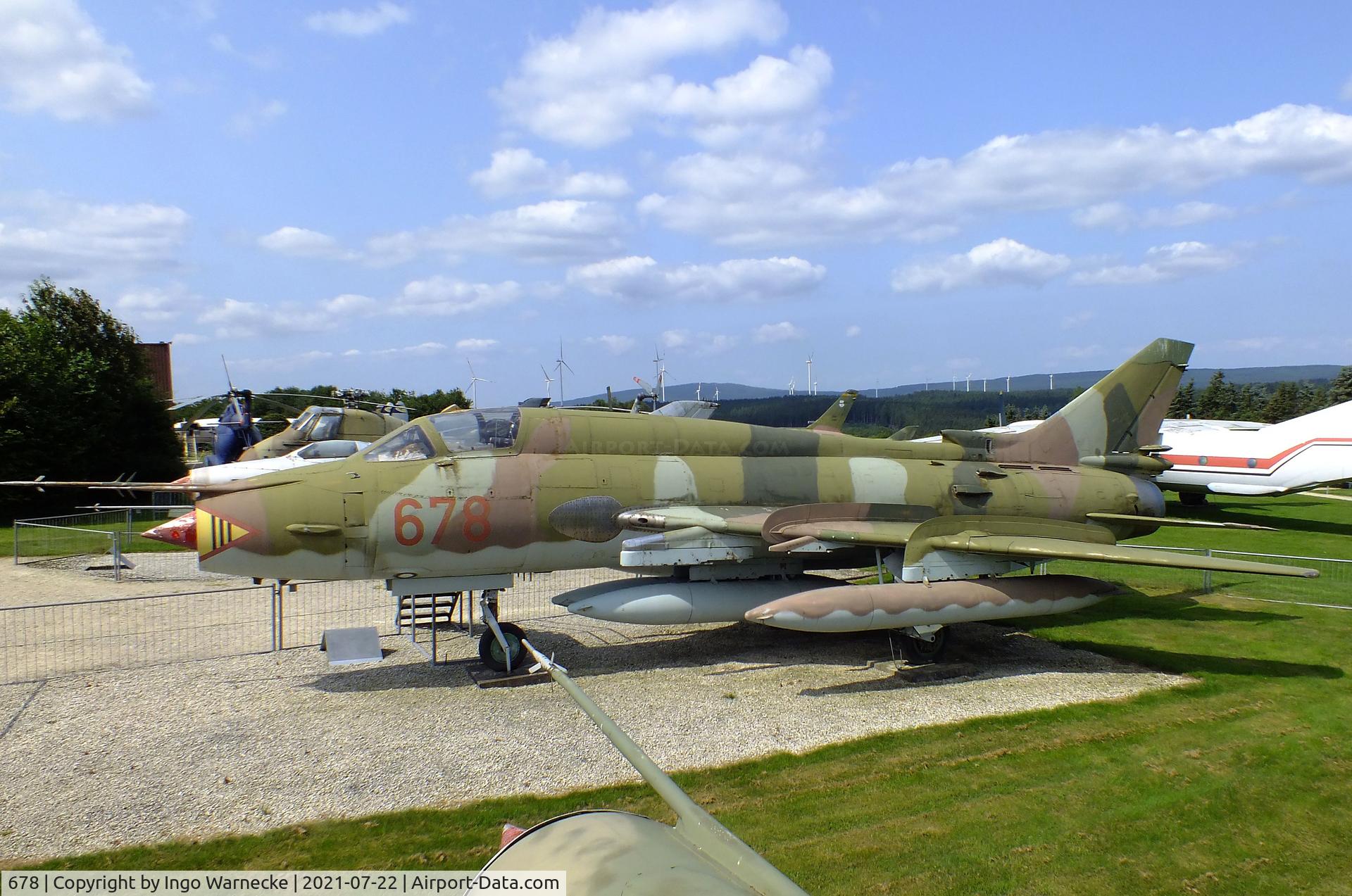 678, Sukhoi Su-22M-4 C/N 26103, Sukhoi Su-22M-4 FITTER-K at the Flugausstellung P. Junior, Hermeskeil