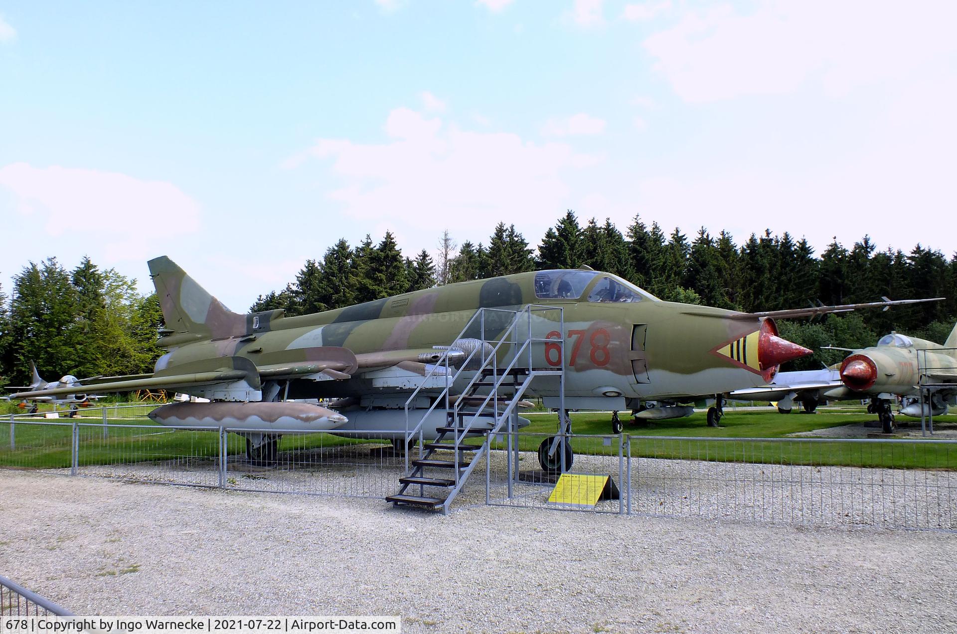 678, Sukhoi Su-22M-4 C/N 26103, Sukhoi Su-22M-4 FITTER-K at the Flugausstellung P. Junior, Hermeskeil