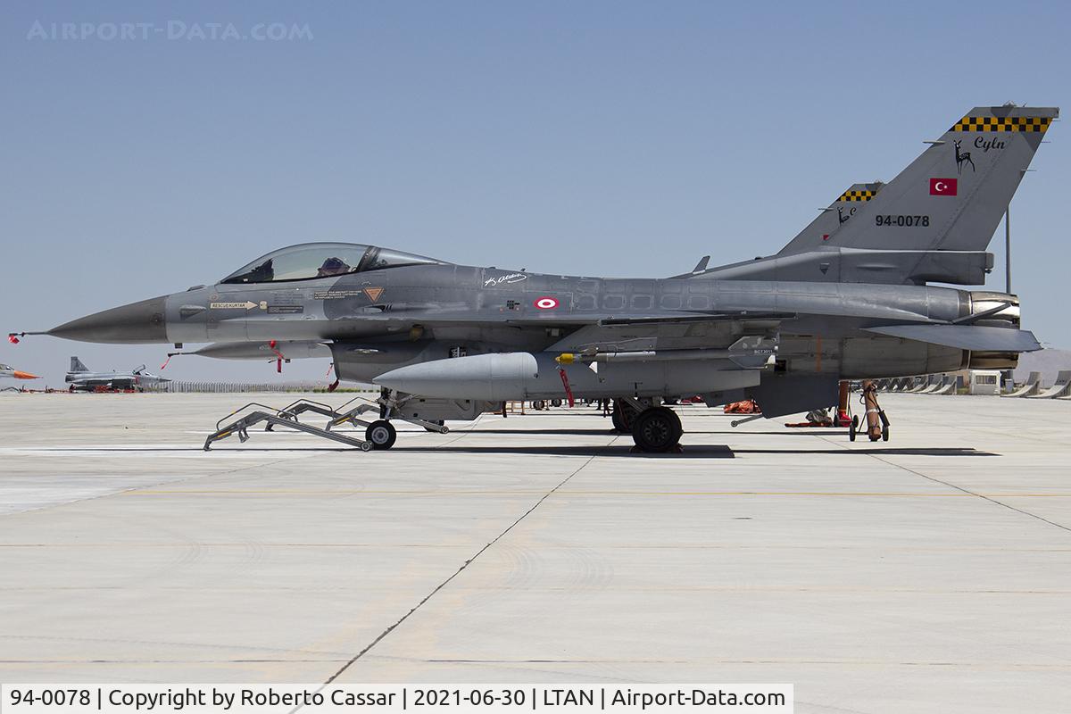 94-0078, TAI (Turkish Aerospace Industries) F-16C Fighting Falcon C/N HC-42, Anatolian Eagle 2021
