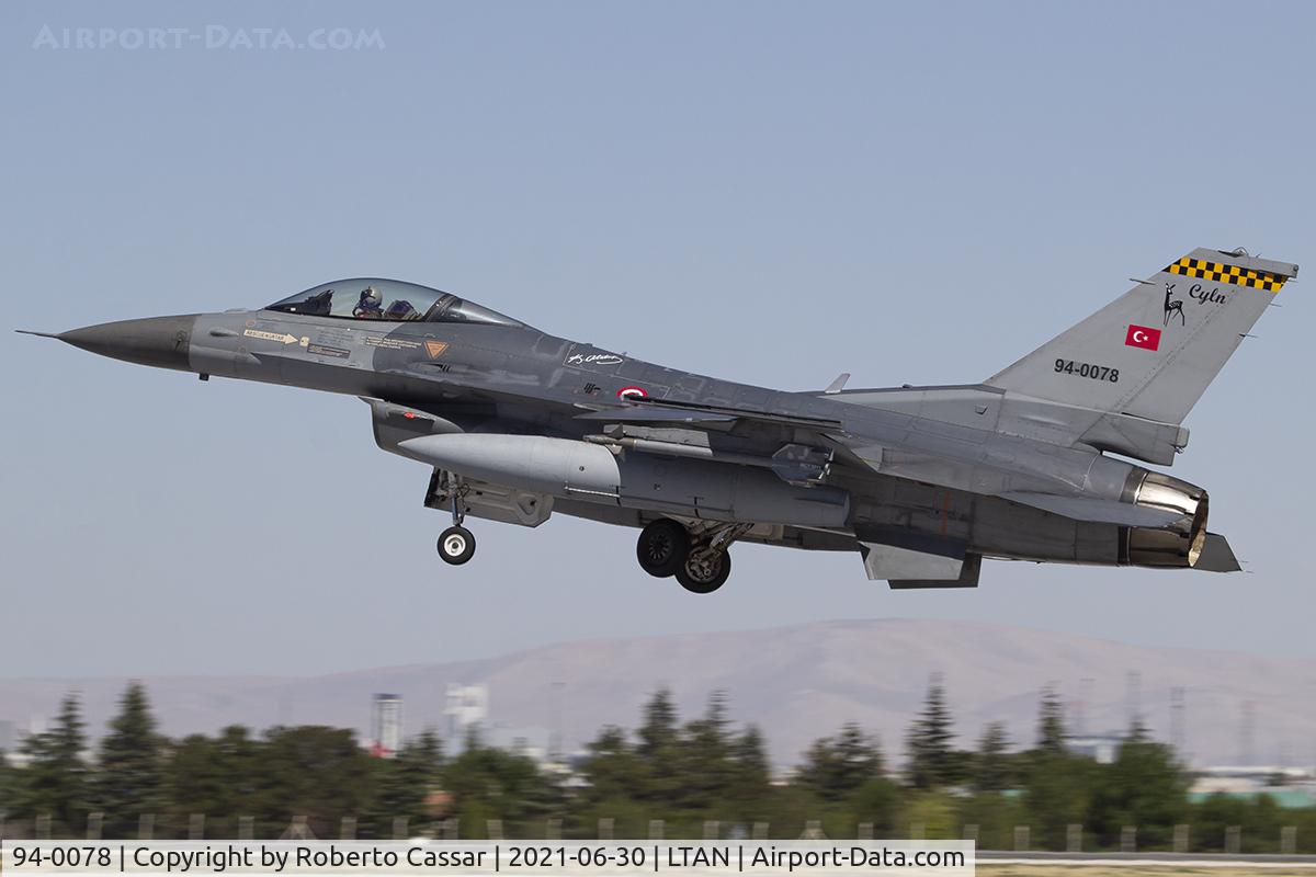 94-0078, TAI (Turkish Aerospace Industries) F-16C Fighting Falcon C/N HC-42, Anatolian Eagle 2021