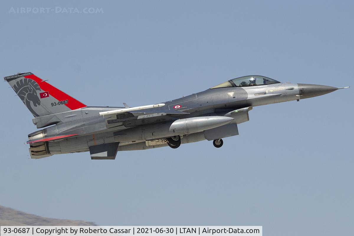93-0687, TAI (Turkish Aerospace Industries) F-16C Fighting Falcon C/N HC-31, Anatolian Eagle 2021