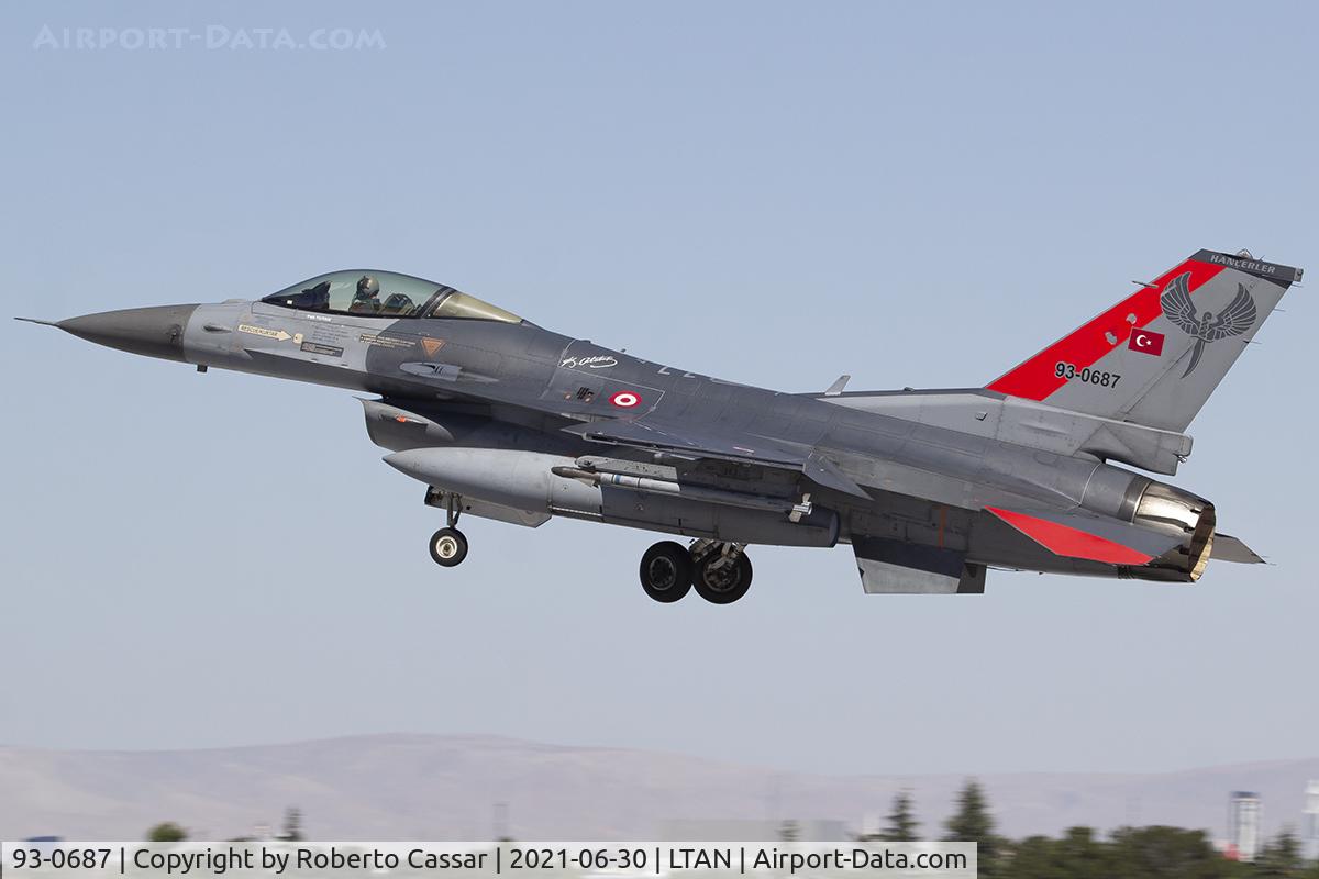 93-0687, TAI (Turkish Aerospace Industries) F-16C Fighting Falcon C/N HC-31, Anatolian Eagle 2021