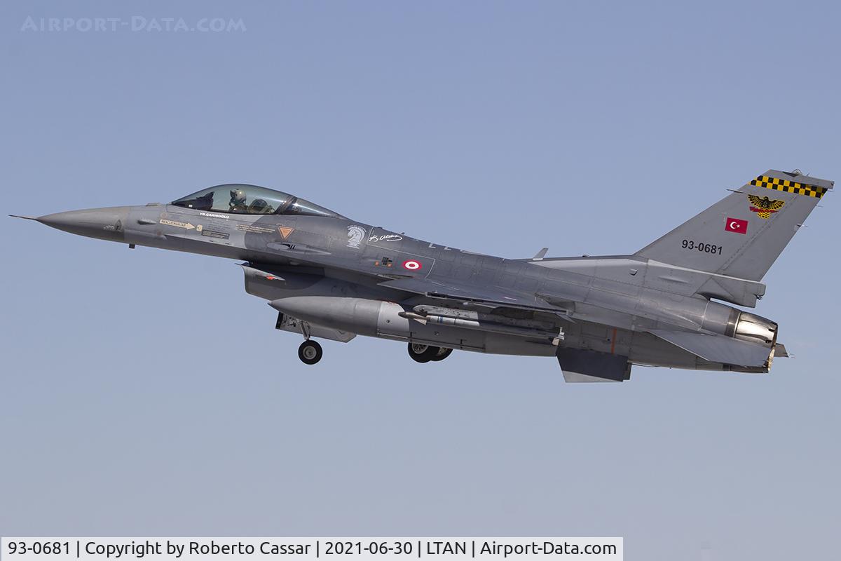 93-0681, TAI (Turkish Aerospace Industries) F-16C Fighting Falcon C/N HC-25, Anatolian Eagle 2021
