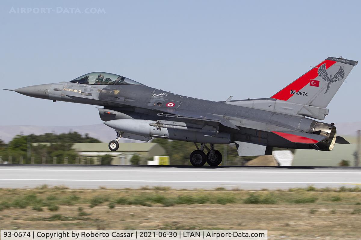 93-0674, TAI (Turkish Aerospace Industries) F-16C Fighting Falcon C/N HC-18, Anatolian Eagle 2021