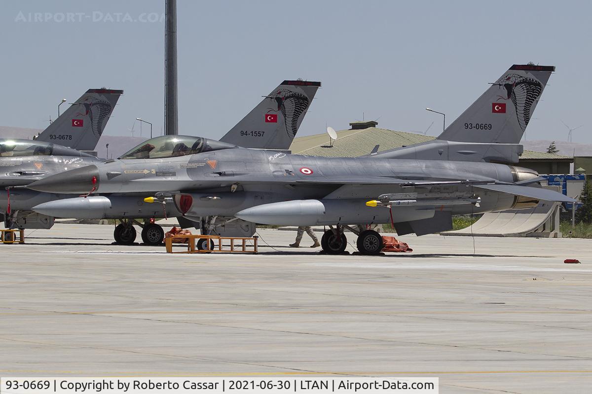 93-0669, TAI (Turkish Aerospace Industries) F-16C Fighting Falcon C/N HC-13, Anatolian Eagle 2021