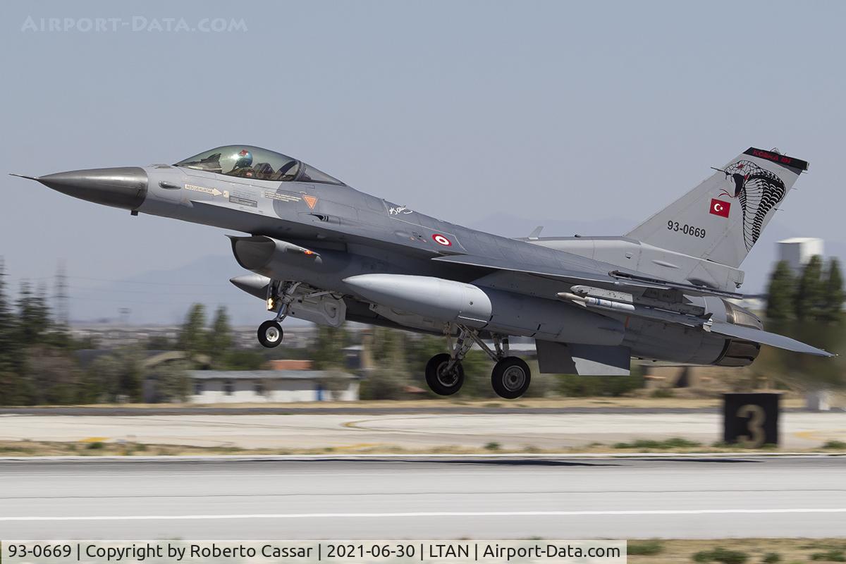 93-0669, TAI (Turkish Aerospace Industries) F-16C Fighting Falcon C/N HC-13, Anatolian Eagle 2021