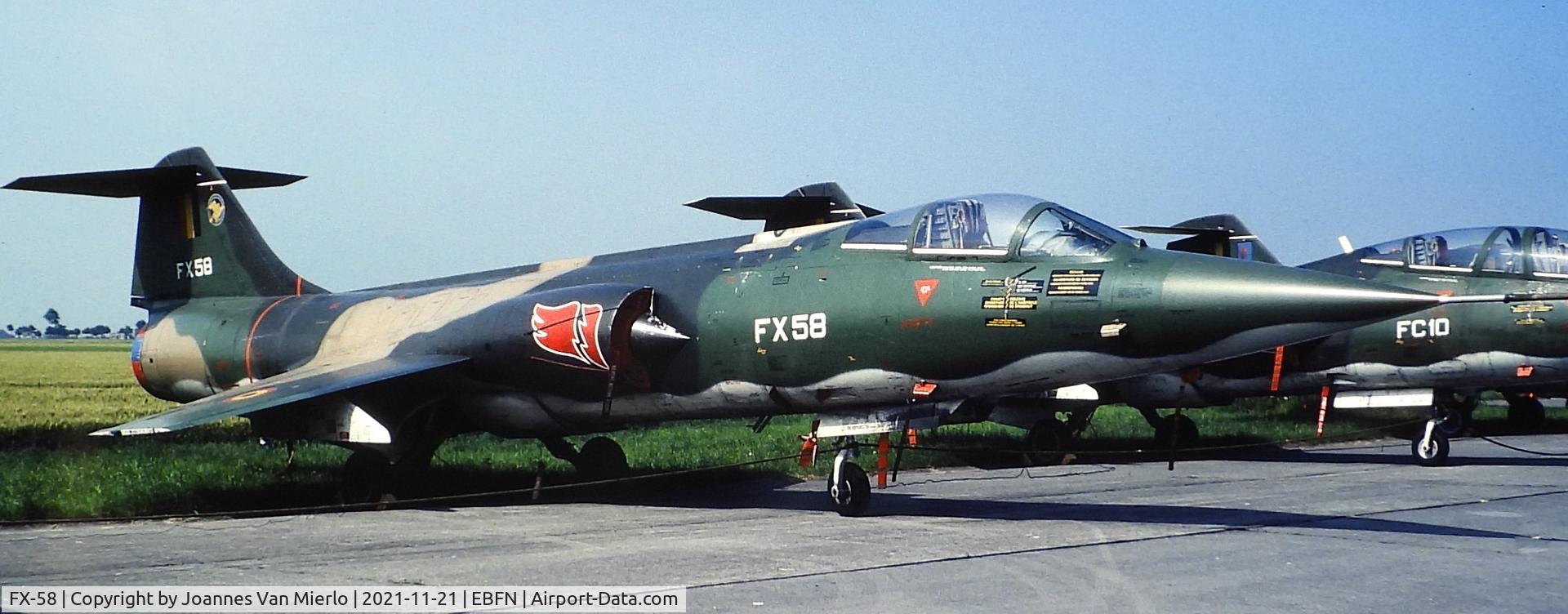 FX-58, Lockheed F-104G Starfighter C/N 683-9101, Slide scan