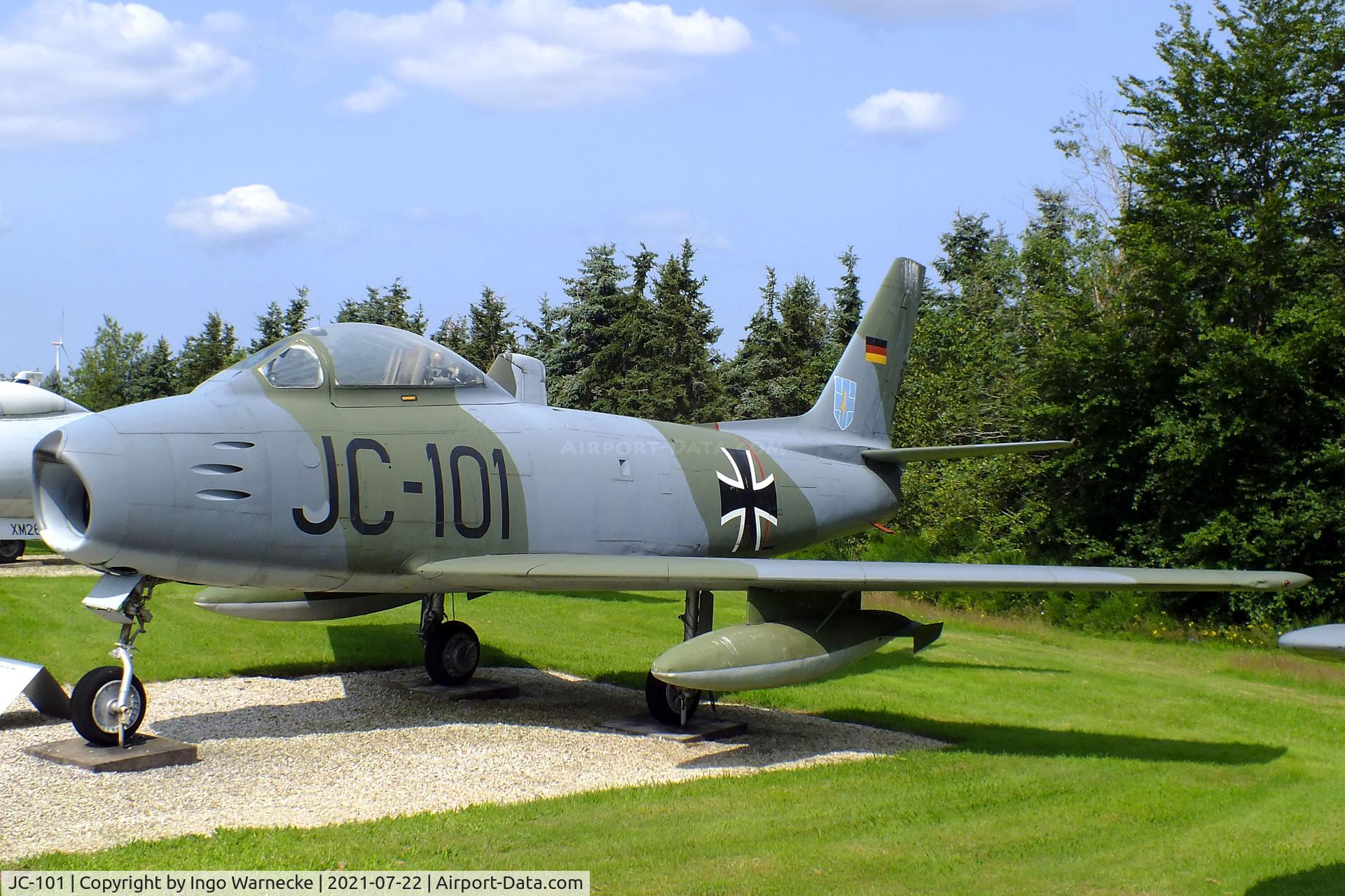 JC-101, Canadair CL-13B Sabre 6 C/N S6-1696, Canadair CL-13B Sabre 6 (F-86) at the Flugausstellung P. Junior, Hermeskeil