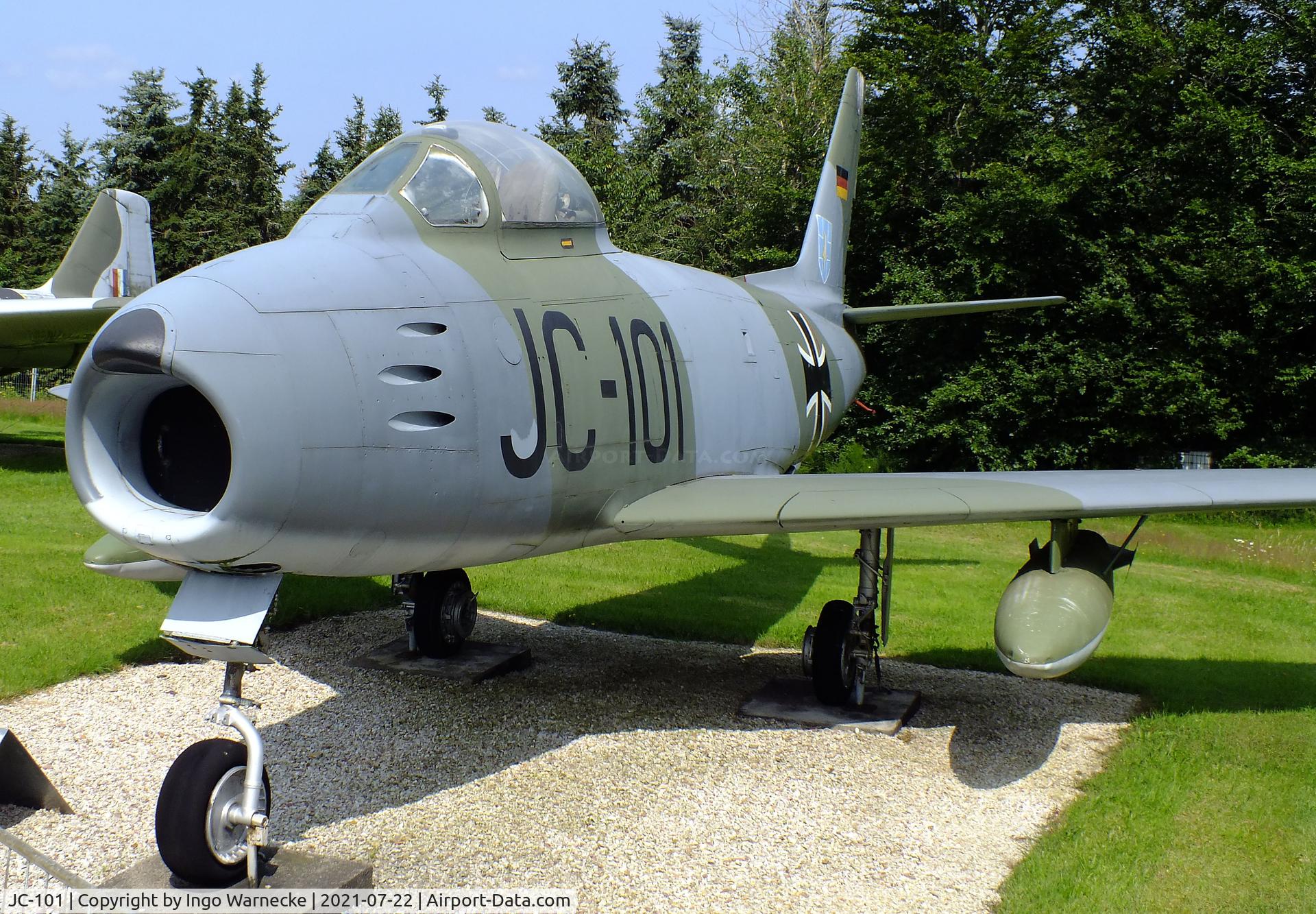 JC-101, Canadair CL-13B Sabre 6 C/N S6-1696, Canadair CL-13B Sabre 6 (F-86) at the Flugausstellung P. Junior, Hermeskeil