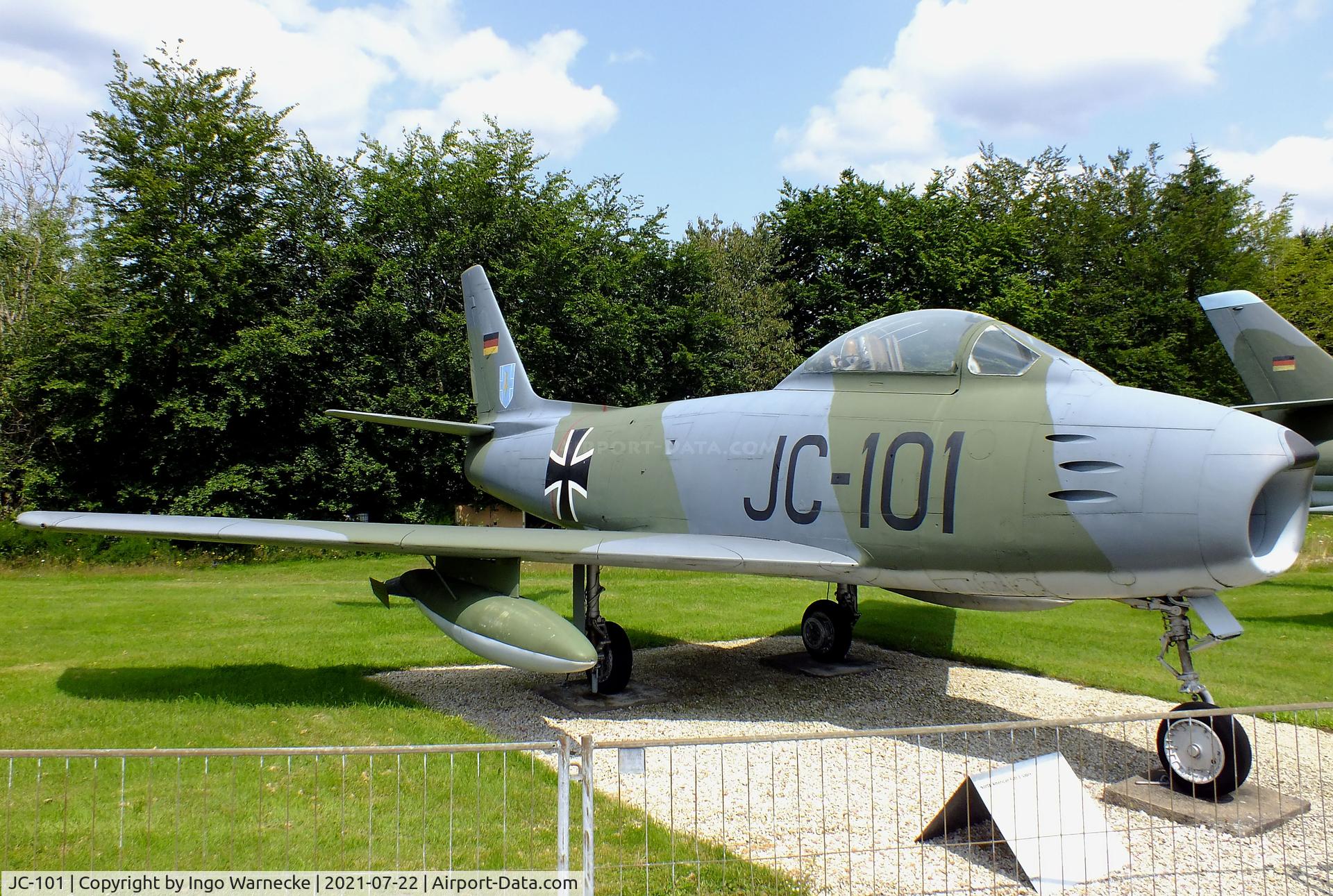 JC-101, Canadair CL-13B Sabre 6 C/N S6-1696, Canadair CL-13B Sabre 6 (F-86) at the Flugausstellung P. Junior, Hermeskeil