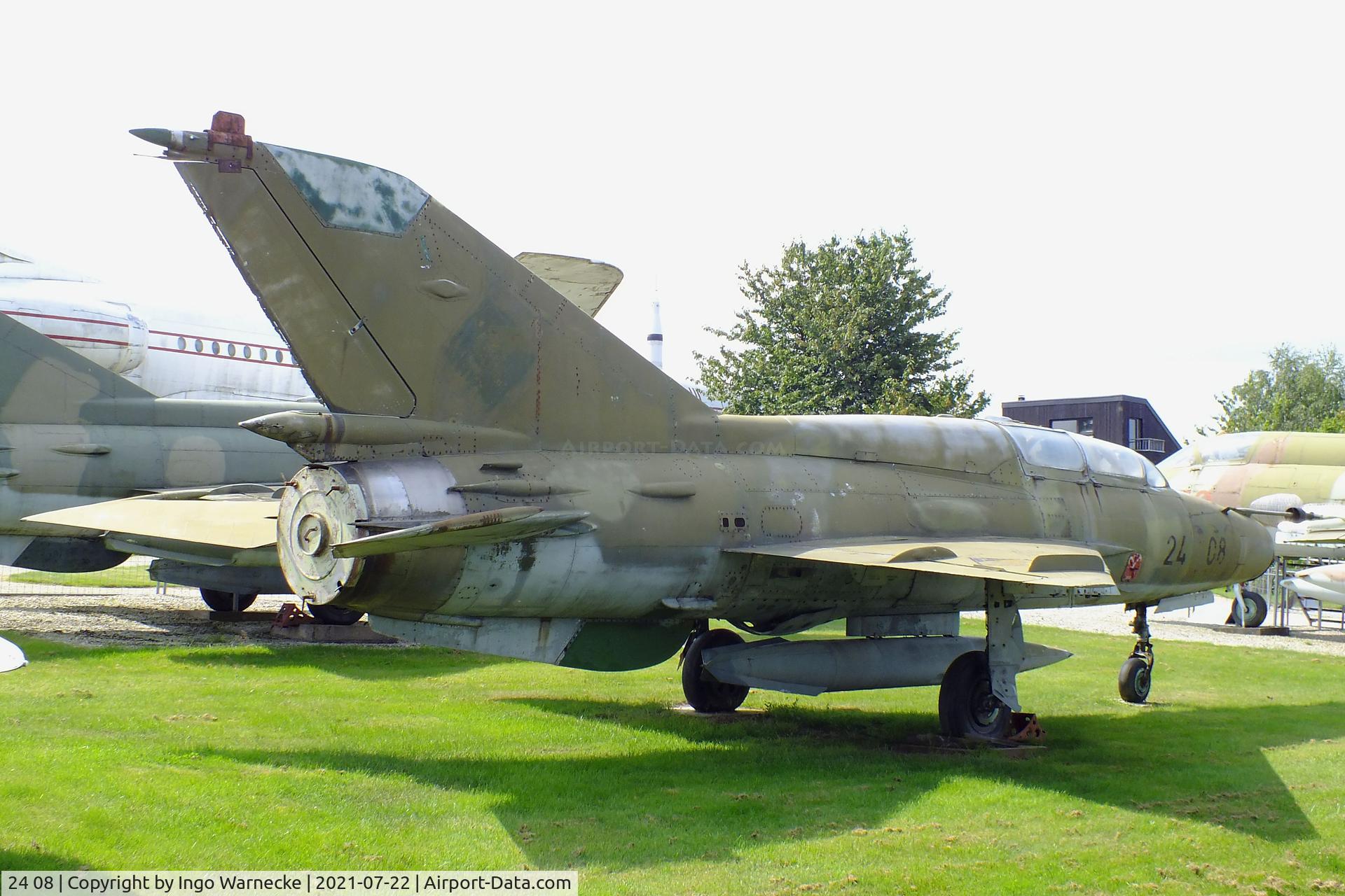 24 08, Mikoyan-Gurevich MiG-21US C/N 02685139, Mikoyan i Gurevich MiG-21US MONGOL-B at the Flugausstellung P. Junior, Hermeskeil