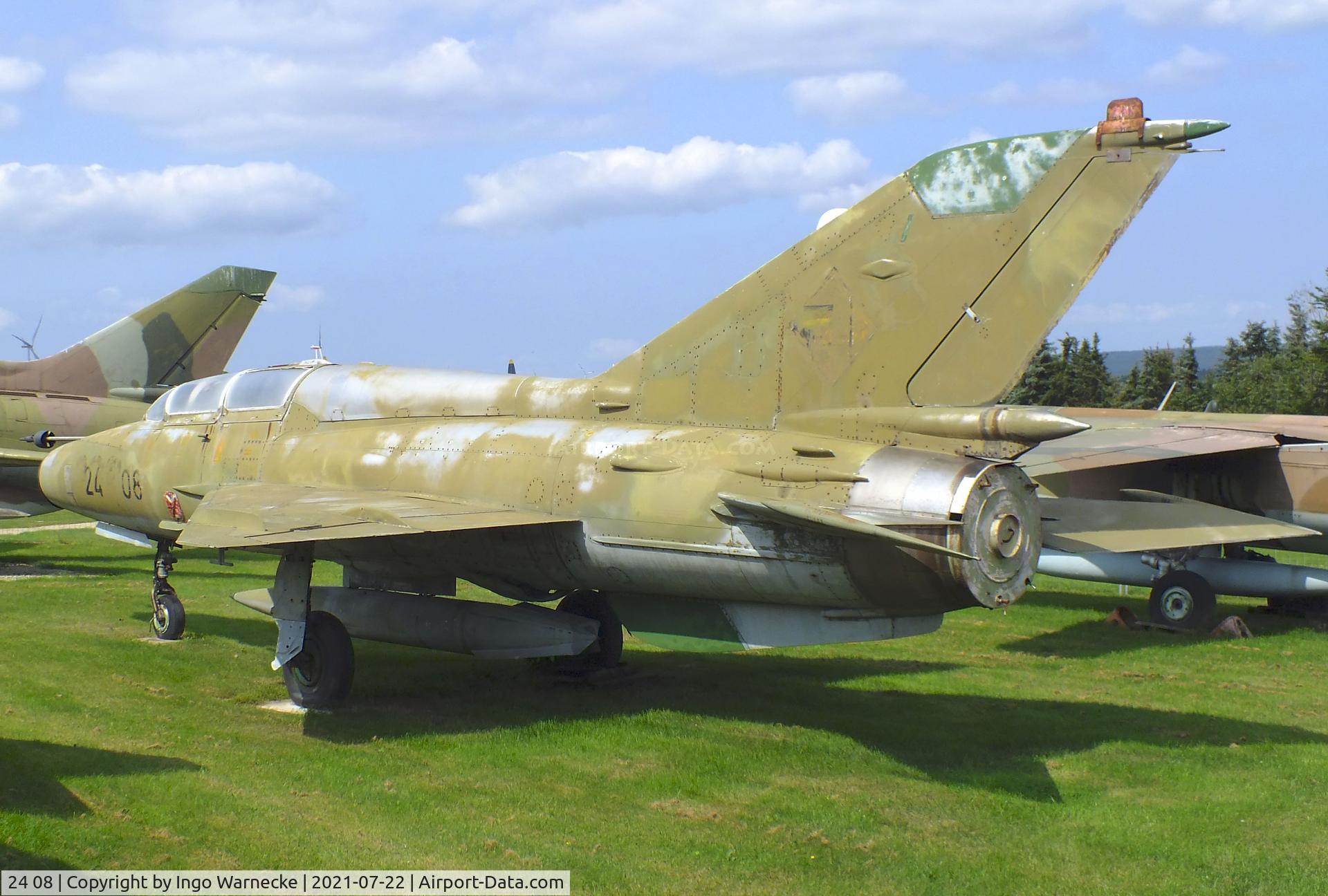 24 08, Mikoyan-Gurevich MiG-21US C/N 02685139, Mikoyan i Gurevich MiG-21US MONGOL-B at the Flugausstellung P. Junior, Hermeskeil