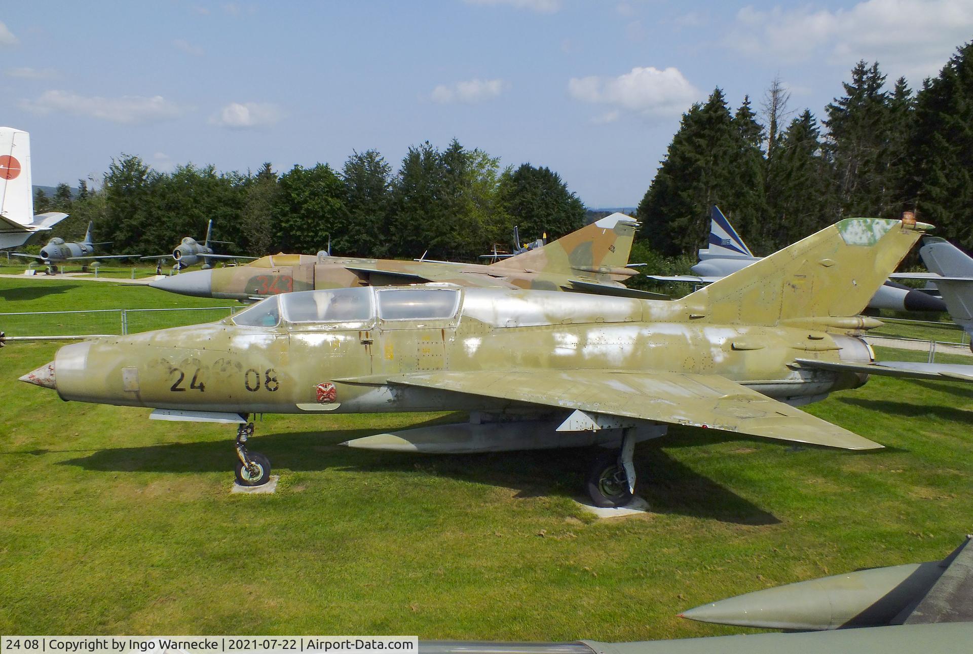 24 08, Mikoyan-Gurevich MiG-21US C/N 02685139, Mikoyan i Gurevich MiG-21US MONGOL-B at the Flugausstellung P. Junior, Hermeskeil