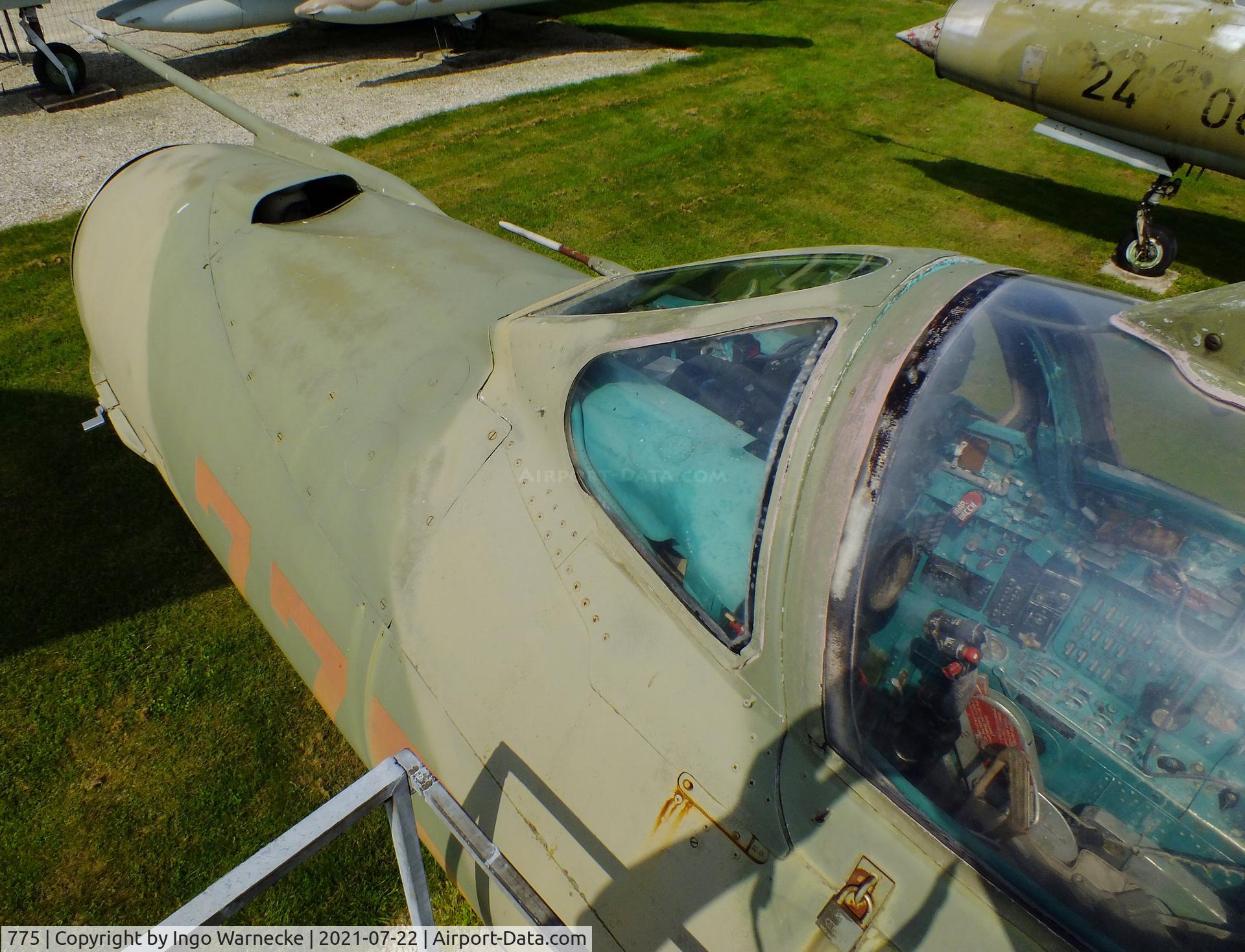775, Mikoyan-Gurevich MiG-21MF C/N 96002003, Mikoyan i Gurevich MiG-21MF FISHBED-J at the Flugausstellung P. Junior, Hermeskeil