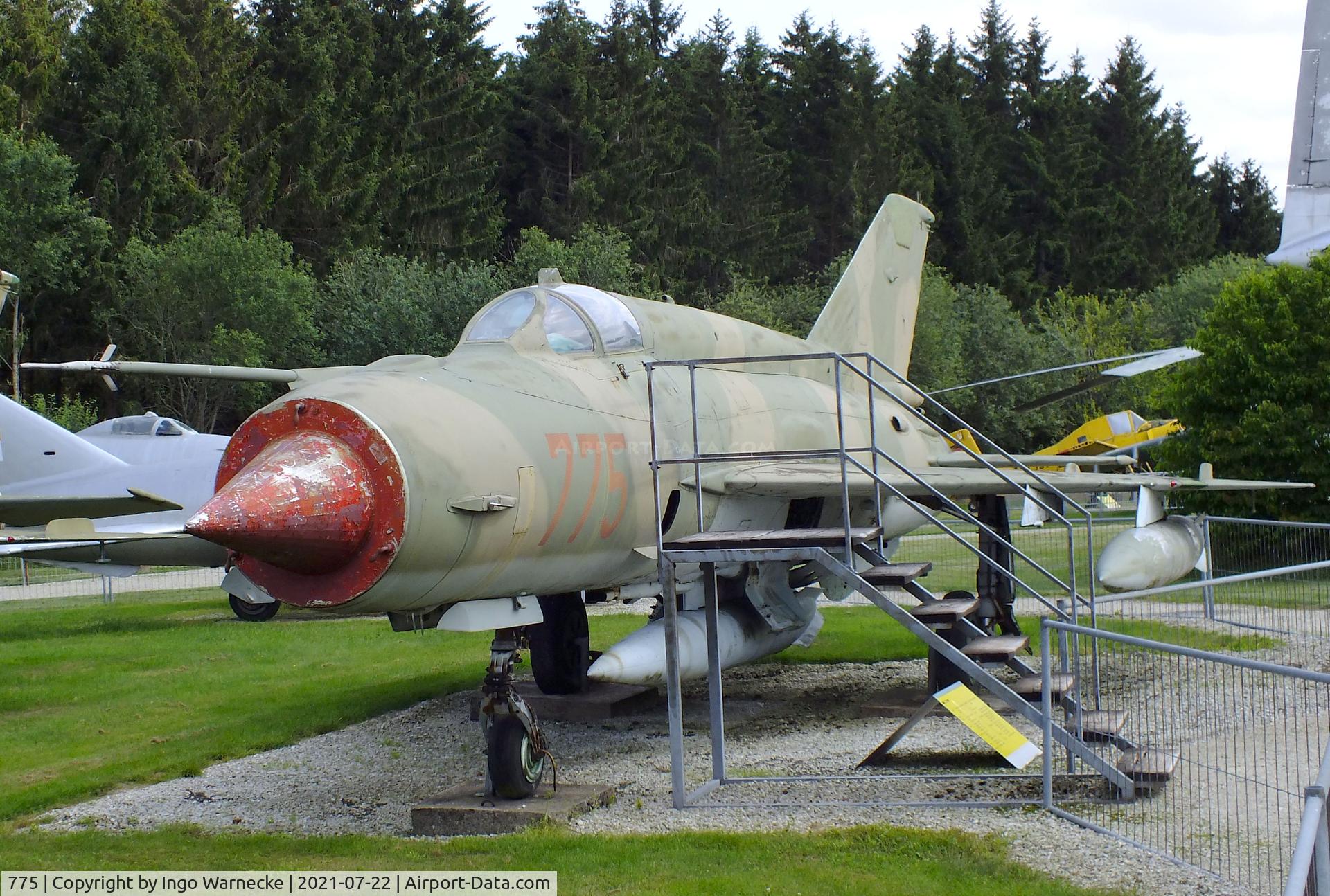 775, Mikoyan-Gurevich MiG-21MF C/N 96002003, Mikoyan i Gurevich MiG-21MF FISHBED-J at the Flugausstellung P. Junior, Hermeskeil
